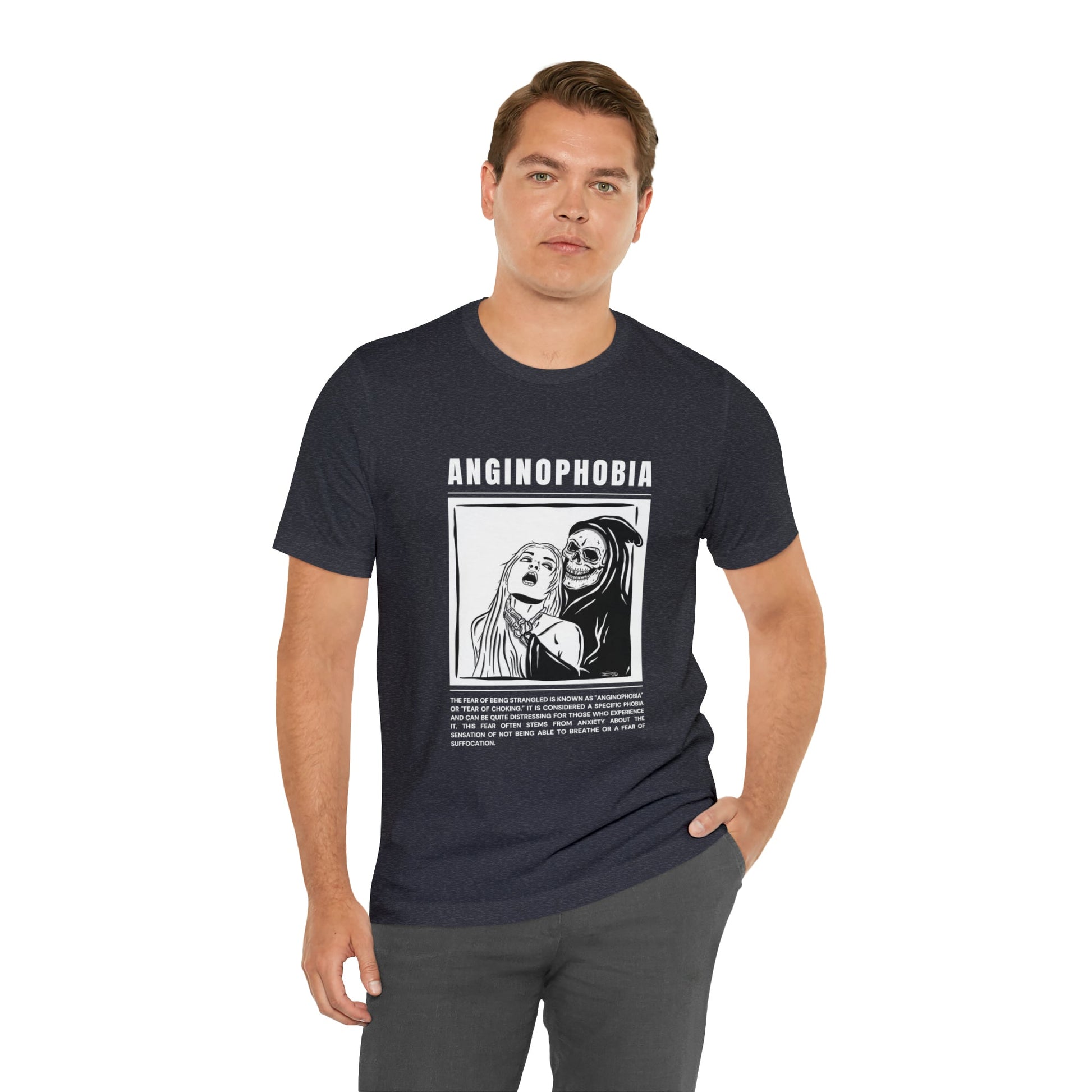 Anginophobia Fear of Being Strangled Halloween Tee - BRAZEN BUY thsirt shirt