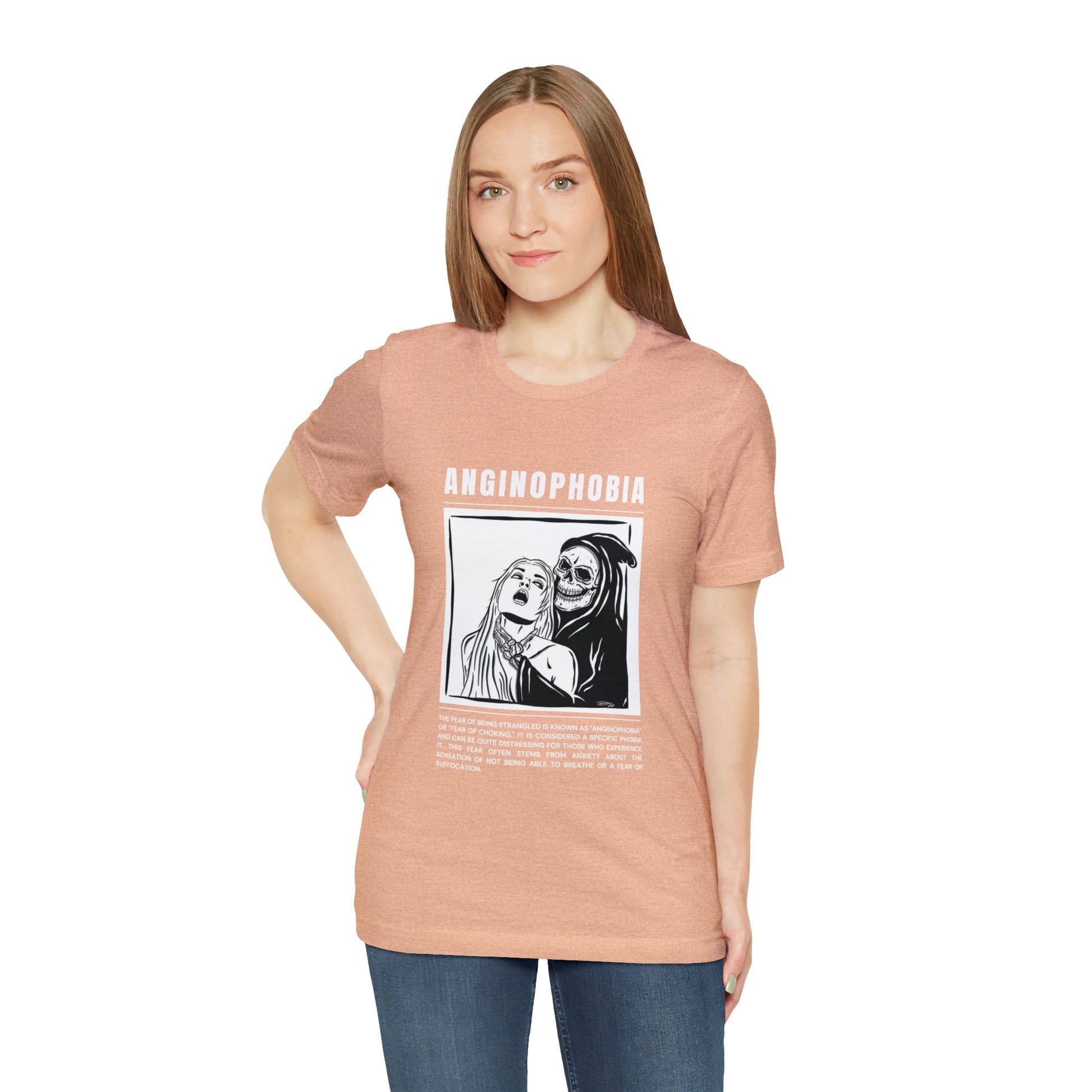 Anginophobia Fear of Being Strangled Halloween Tee - BRAZEN BUY thsirt shirt