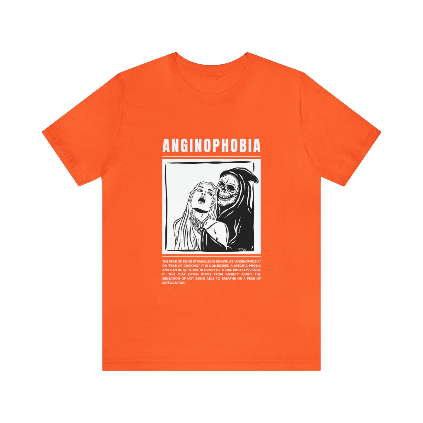 Anginophobia Fear of Being Strangled Halloween Tee - BRAZEN BUY thsirt shirt