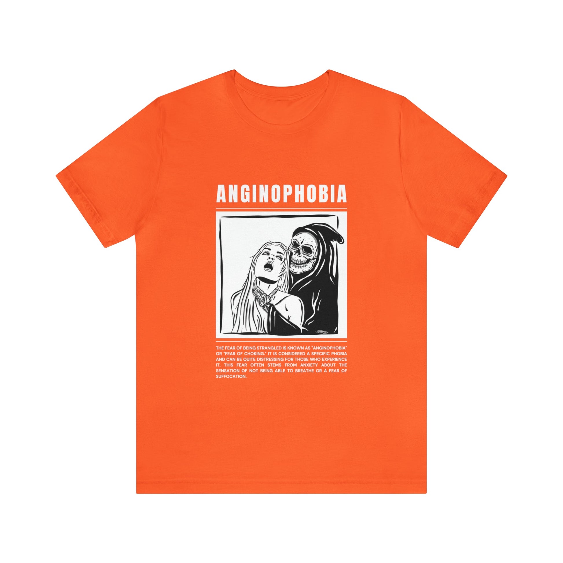 Anginophobia Fear of Being Strangled Halloween Tee - BRAZEN BUY thsirt shirt