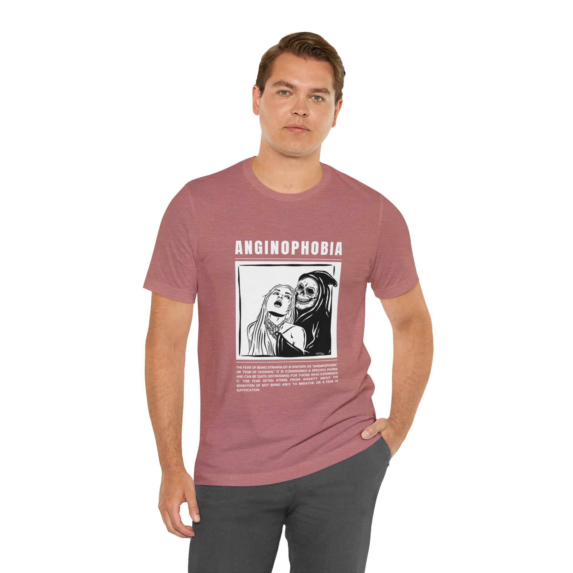 Anginophobia Fear of Being Strangled Halloween Tee - BRAZEN BUY thsirt shirt