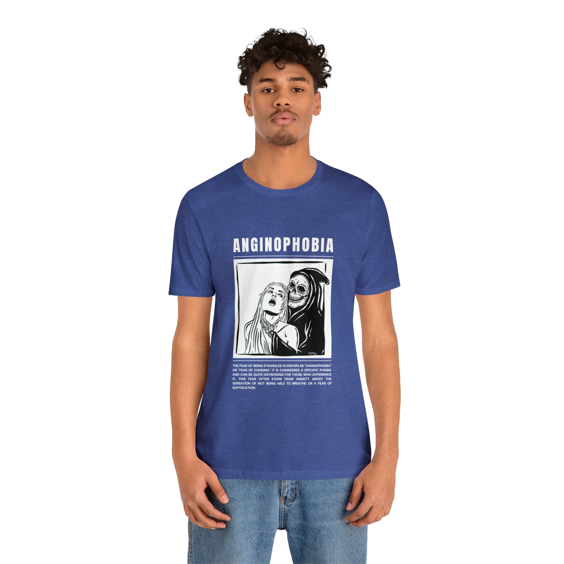 Anginophobia Fear of Being Strangled Halloween Tee - BRAZEN BUY thsirt shirt