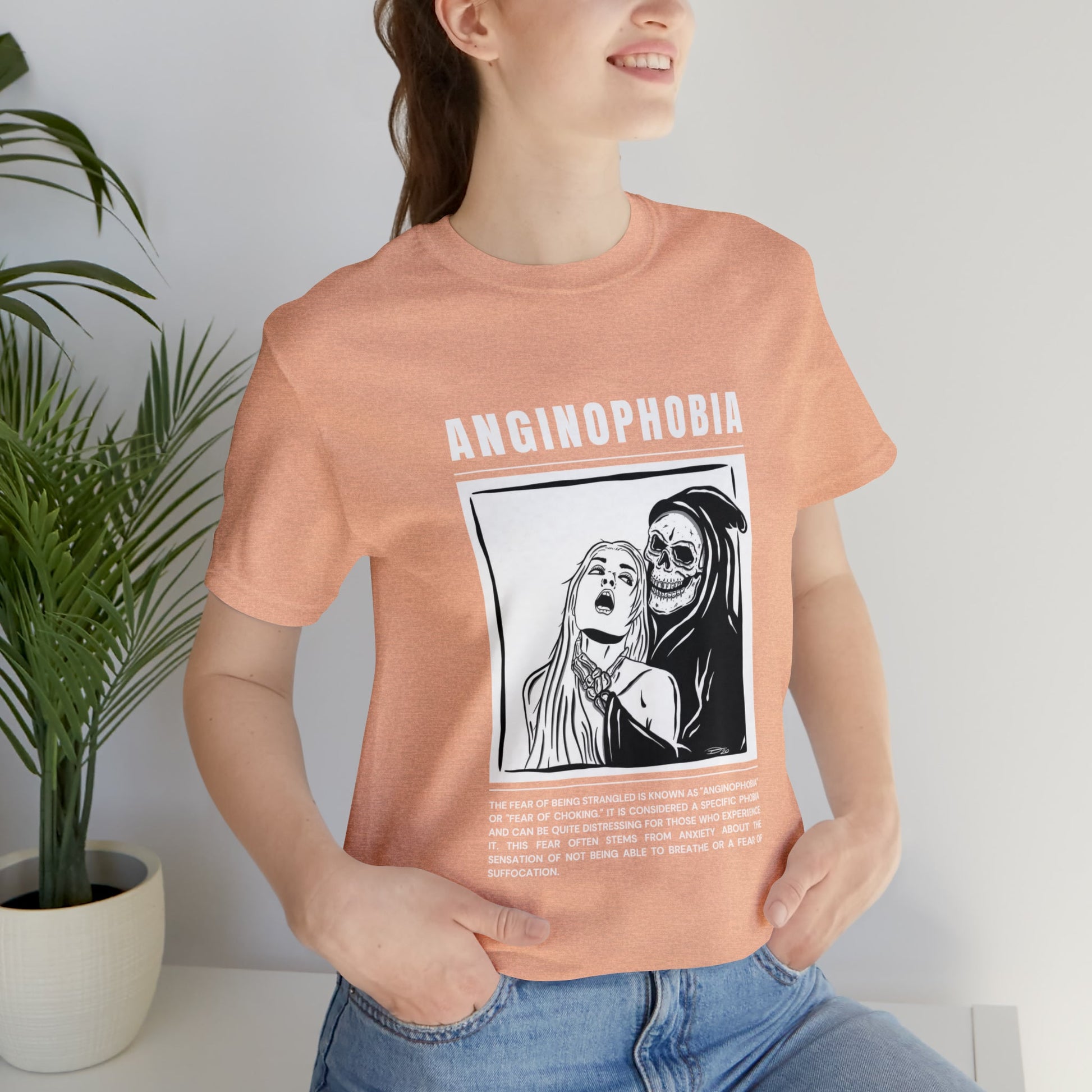 Anginophobia Fear of Being Strangled Halloween Tee - BRAZEN BUY thsirt shirt