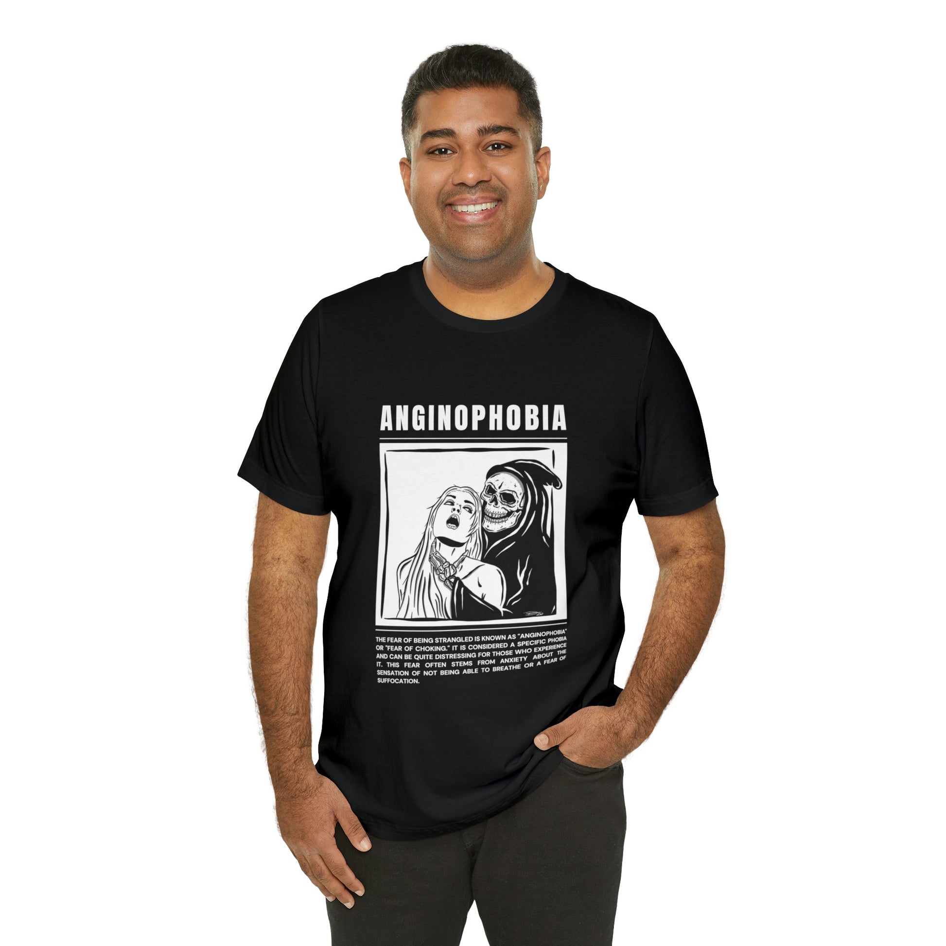 Anginophobia Fear of Being Strangled Halloween Tee - BRAZEN BUY thsirt shirt