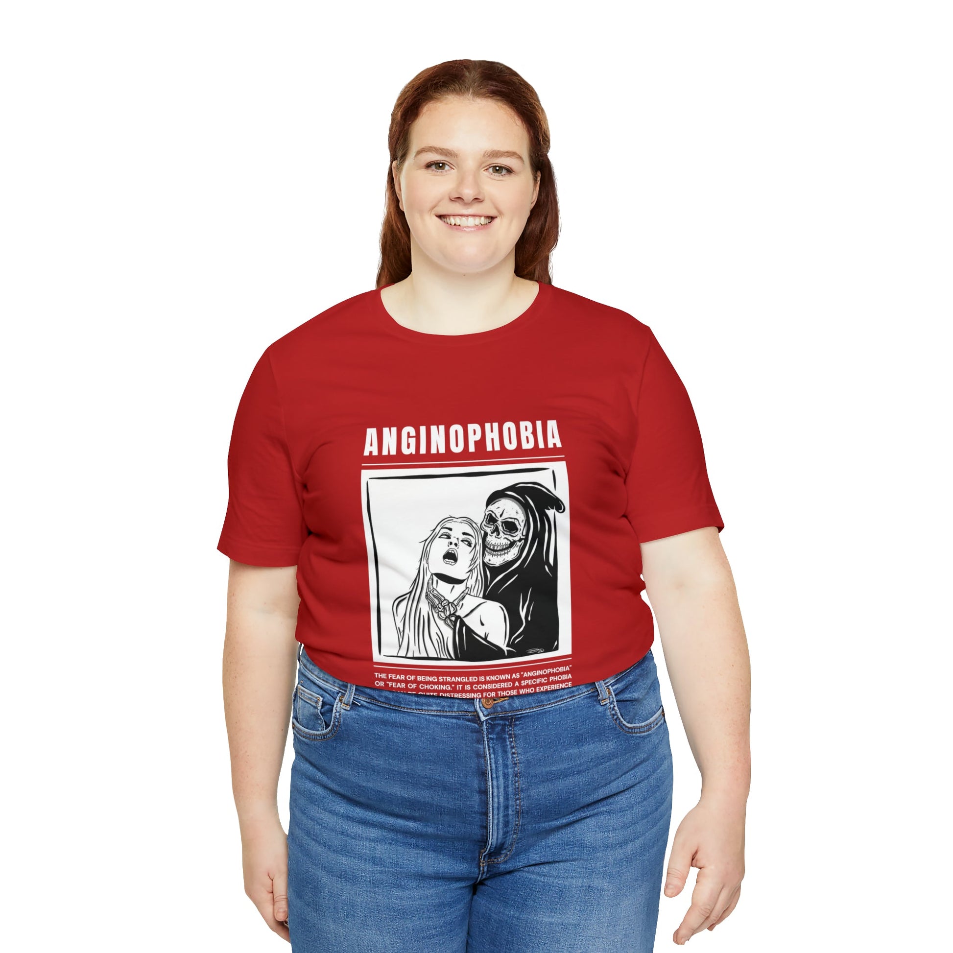 Anginophobia Fear of Being Strangled Halloween Tee - BRAZEN BUY thsirt shirt