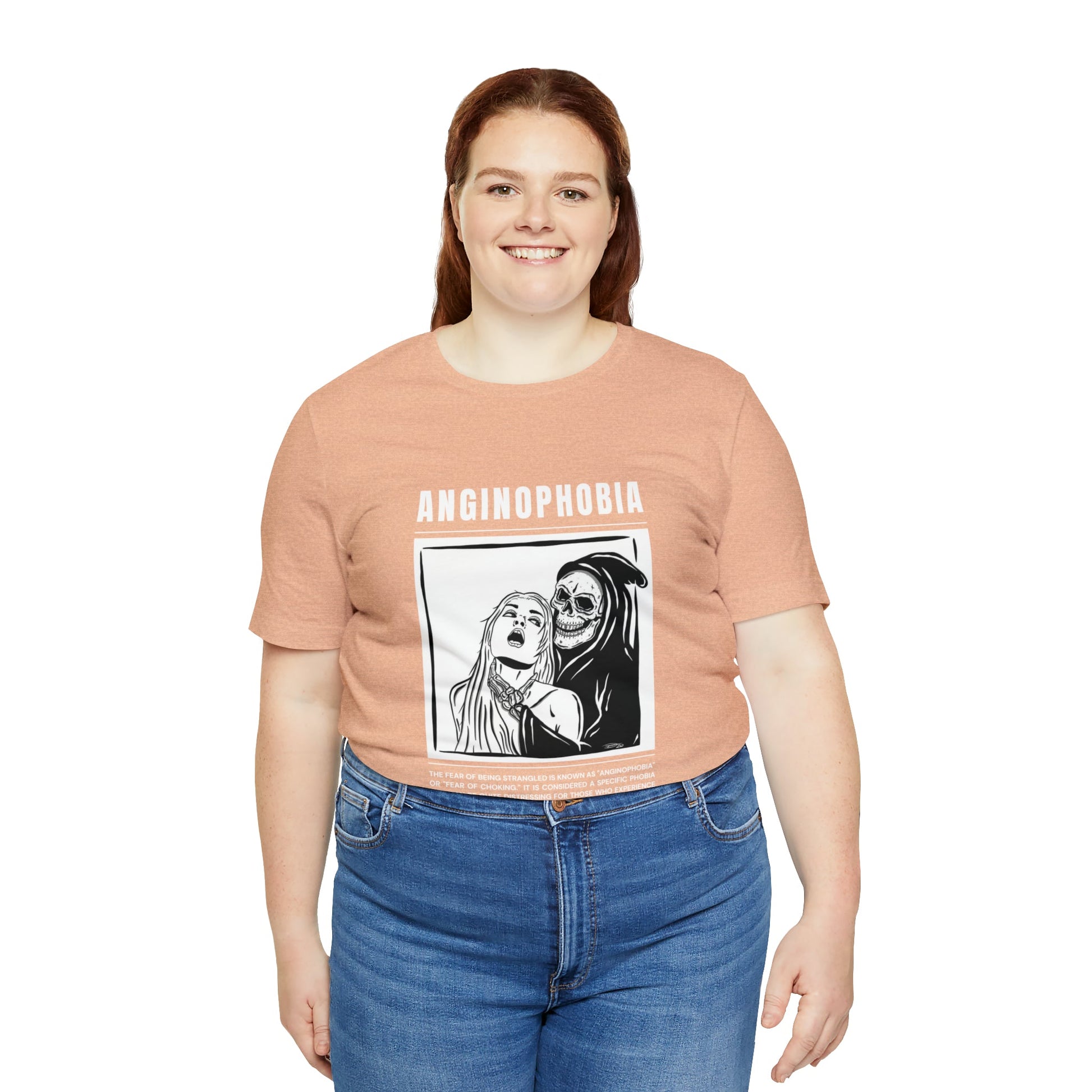 Anginophobia Fear of Being Strangled Halloween Tee - BRAZEN BUY thsirt shirt