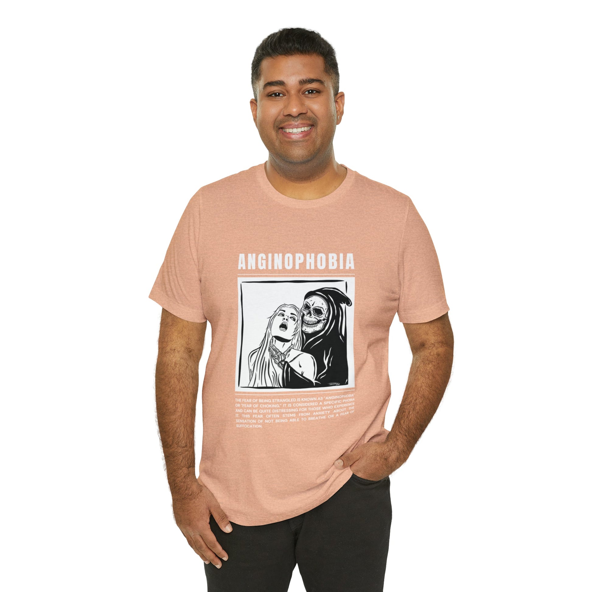 Anginophobia Fear of Being Strangled Halloween Tee - BRAZEN BUY thsirt shirt
