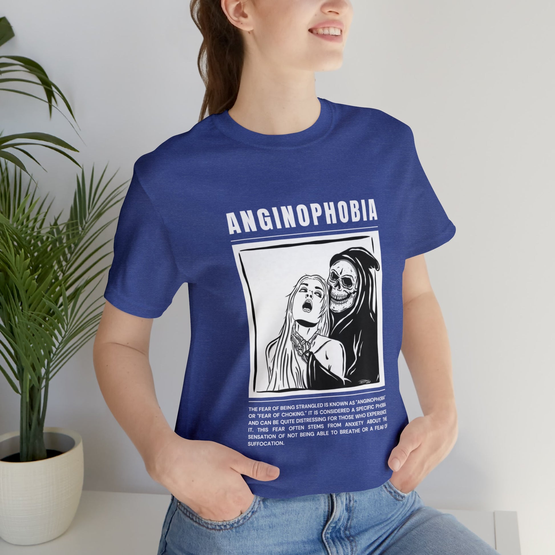 Anginophobia Fear of Being Strangled Halloween Tee - BRAZEN BUY thsirt shirt