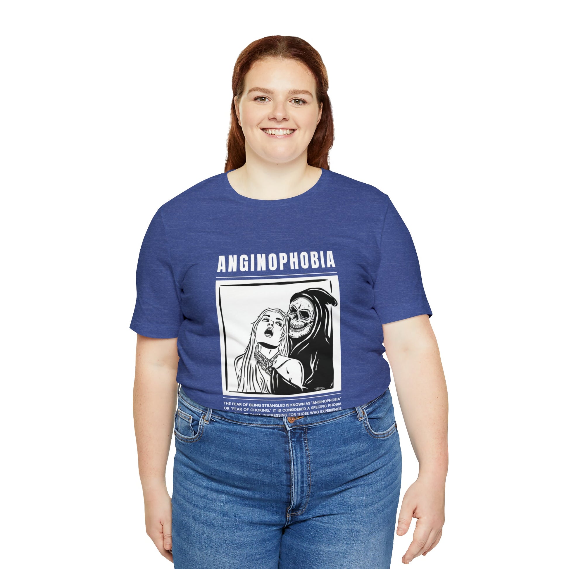 Anginophobia Fear of Being Strangled Halloween Tee - BRAZEN BUY thsirt shirt