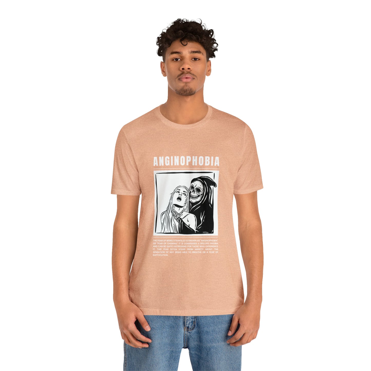 Anginophobia Fear of Being Strangled Halloween Tee - BRAZEN BUY thsirt shirt