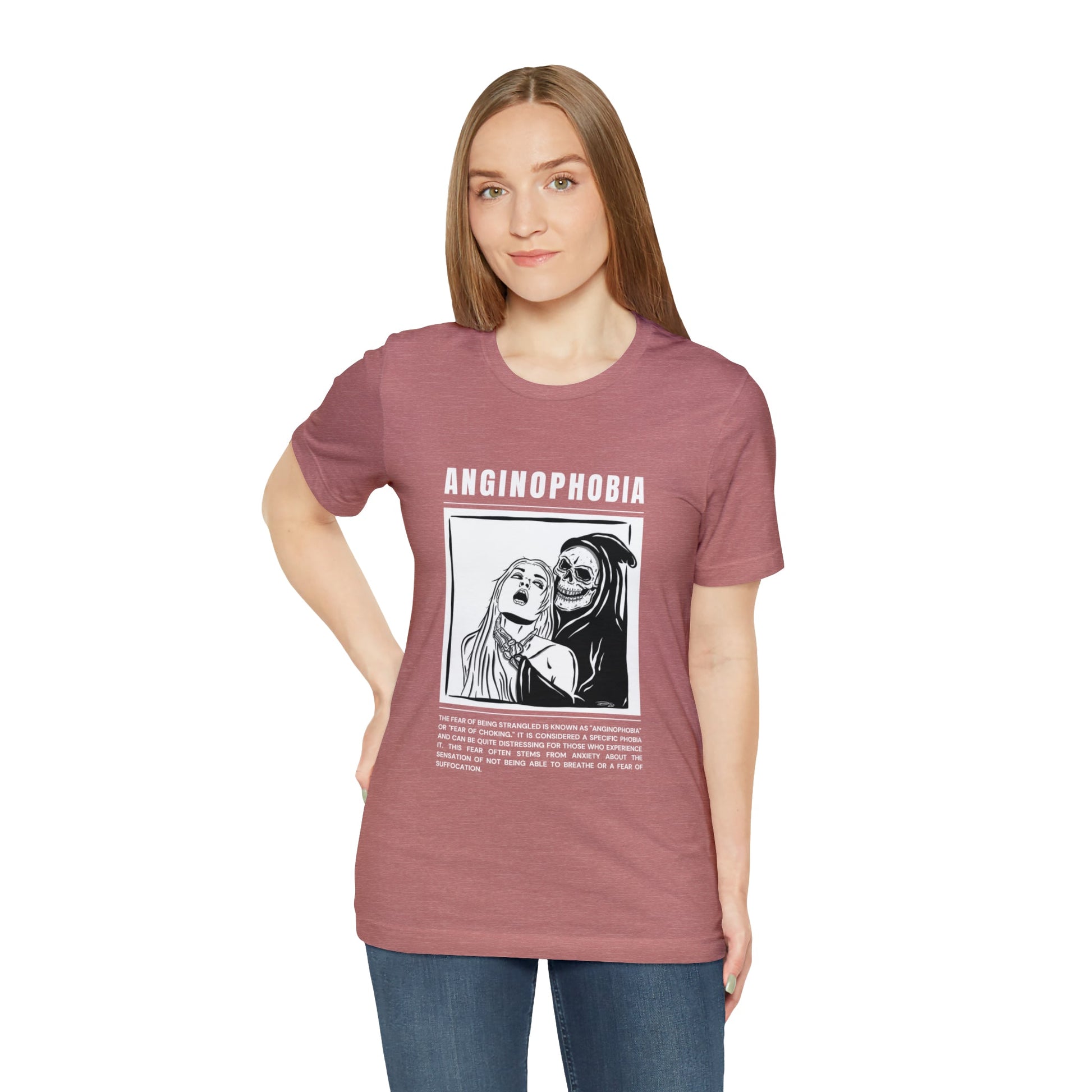 Anginophobia Fear of Being Strangled Halloween Tee - BRAZEN BUY thsirt shirt