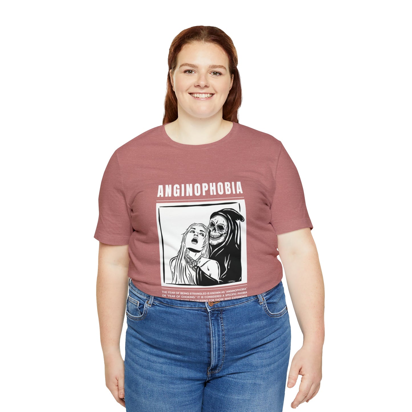 Anginophobia Fear of Being Strangled Halloween Tee - BRAZEN BUY thsirt shirt
