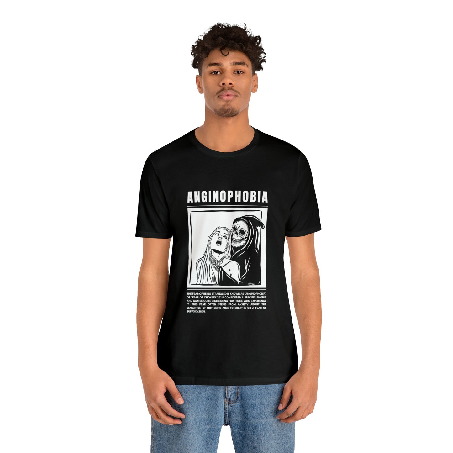 Anginophobia Fear of Being Strangled Halloween Tee - BRAZEN BUY thsirt shirt