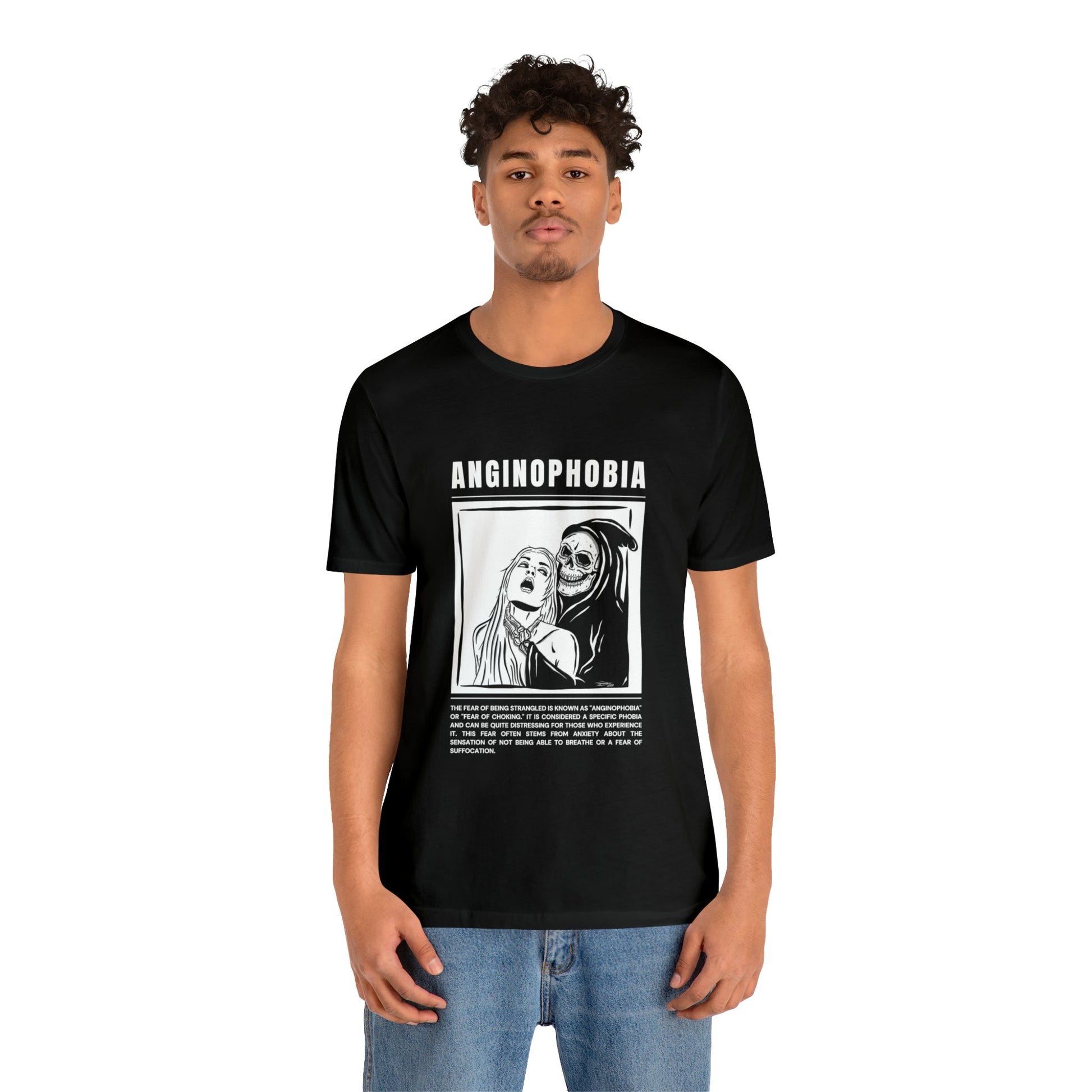 Anginophobia Fear of Being Strangled Halloween Tee - BRAZEN BUY thsirt shirt