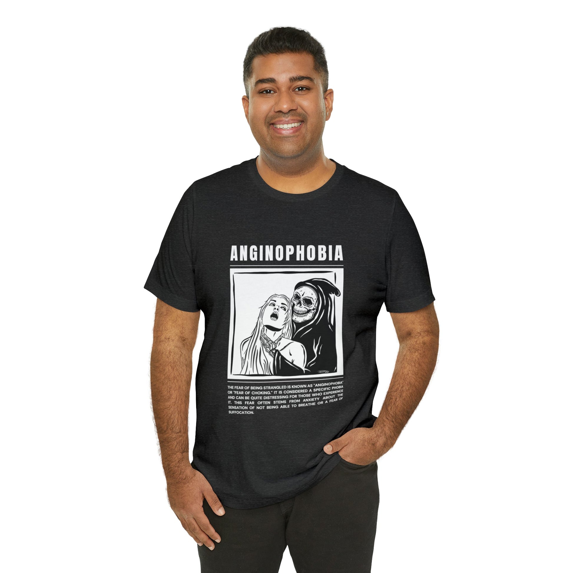 Anginophobia Fear of Being Strangled Halloween Tee - BRAZEN BUY thsirt shirt