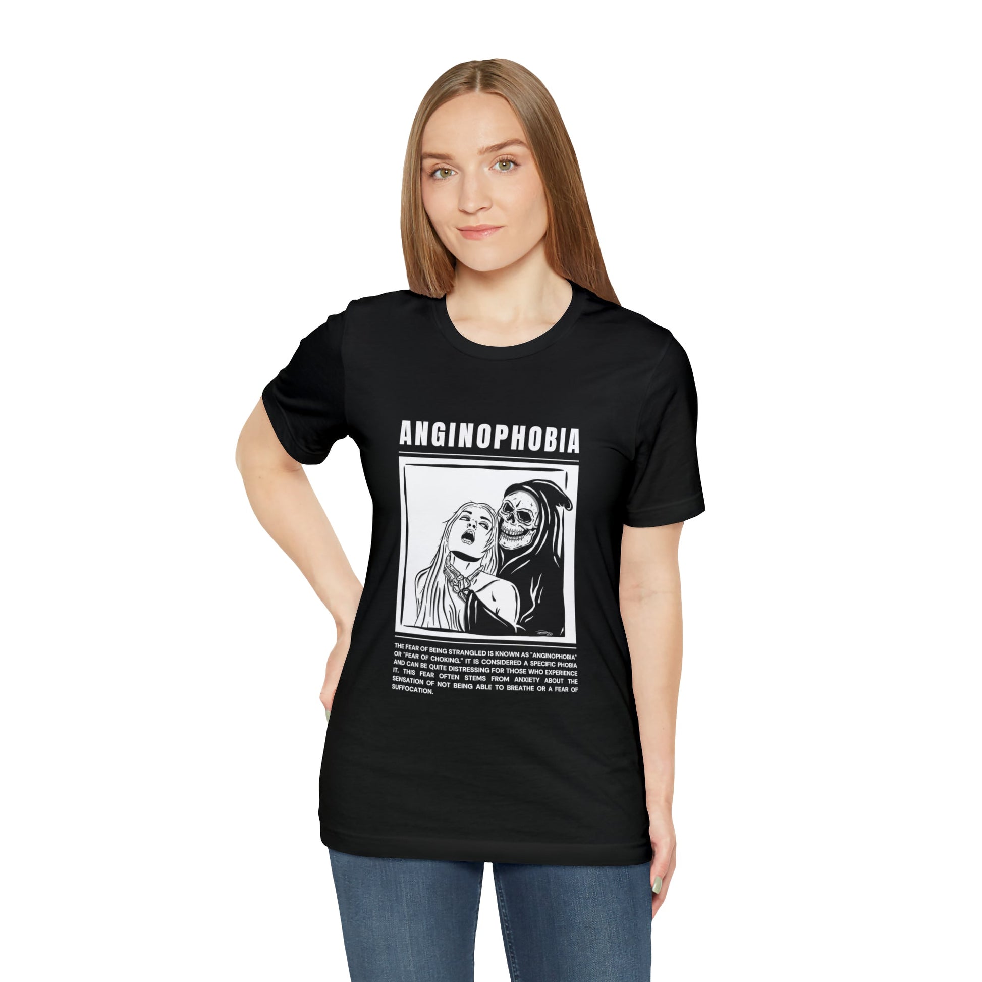 Anginophobia Fear of Being Strangled Halloween Tee - BRAZEN BUY thsirt shirt
