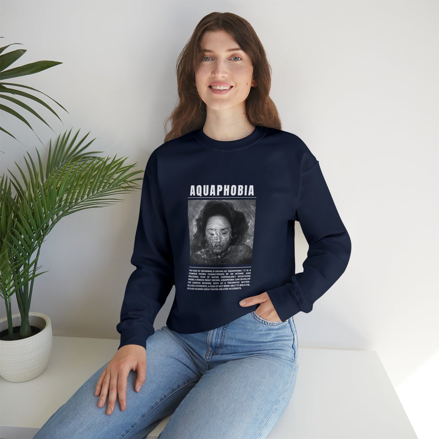 Aquaphobia Fear of Drowning Halloween Sweatshirt - BRAZEN BUY thsirt shirt