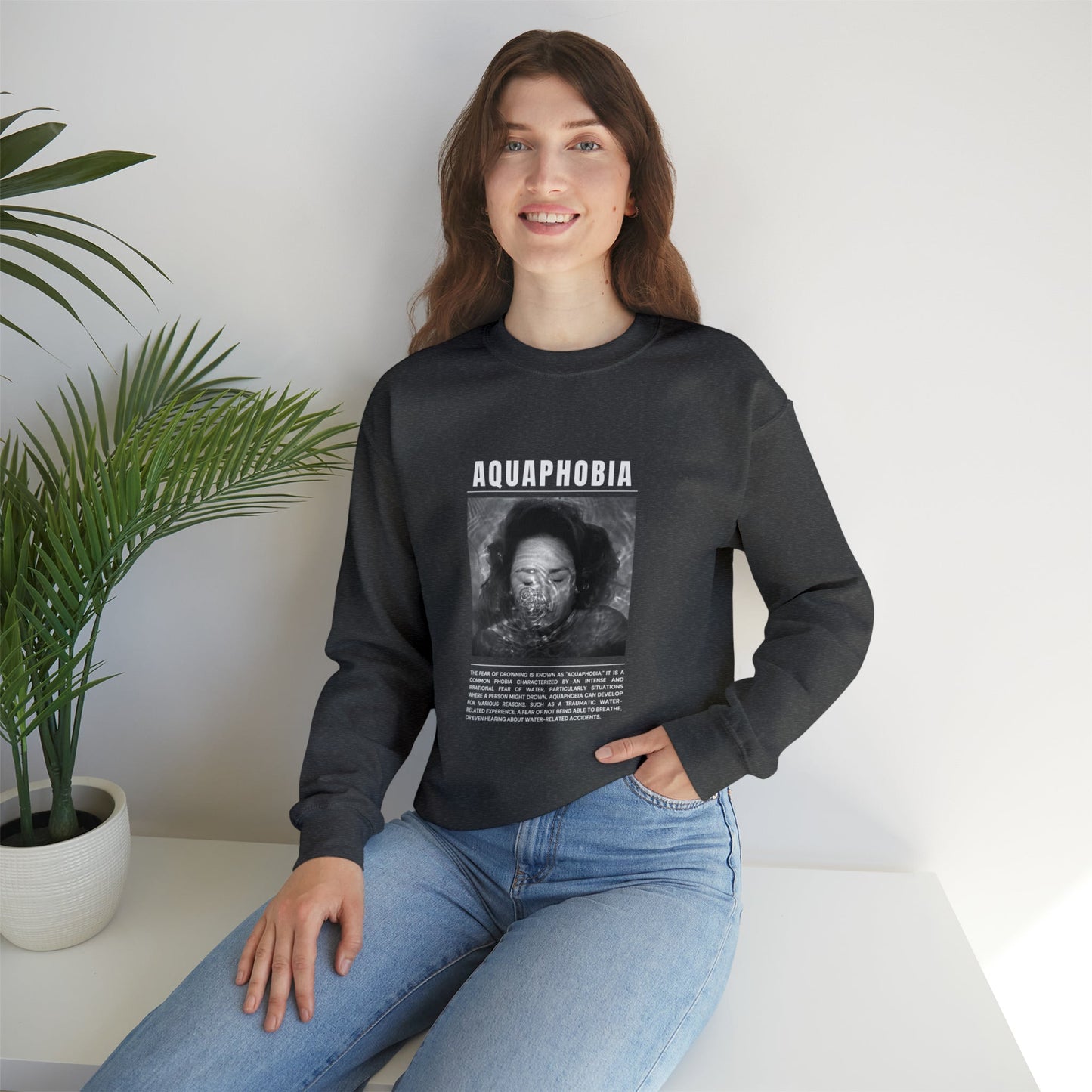 Aquaphobia Fear of Drowning Halloween Sweatshirt - BRAZEN BUY thsirt shirt