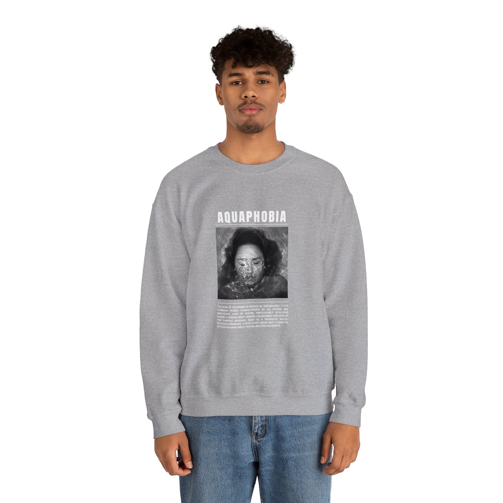 Aquaphobia Fear of Drowning Halloween Sweatshirt - BRAZEN BUY thsirt shirt