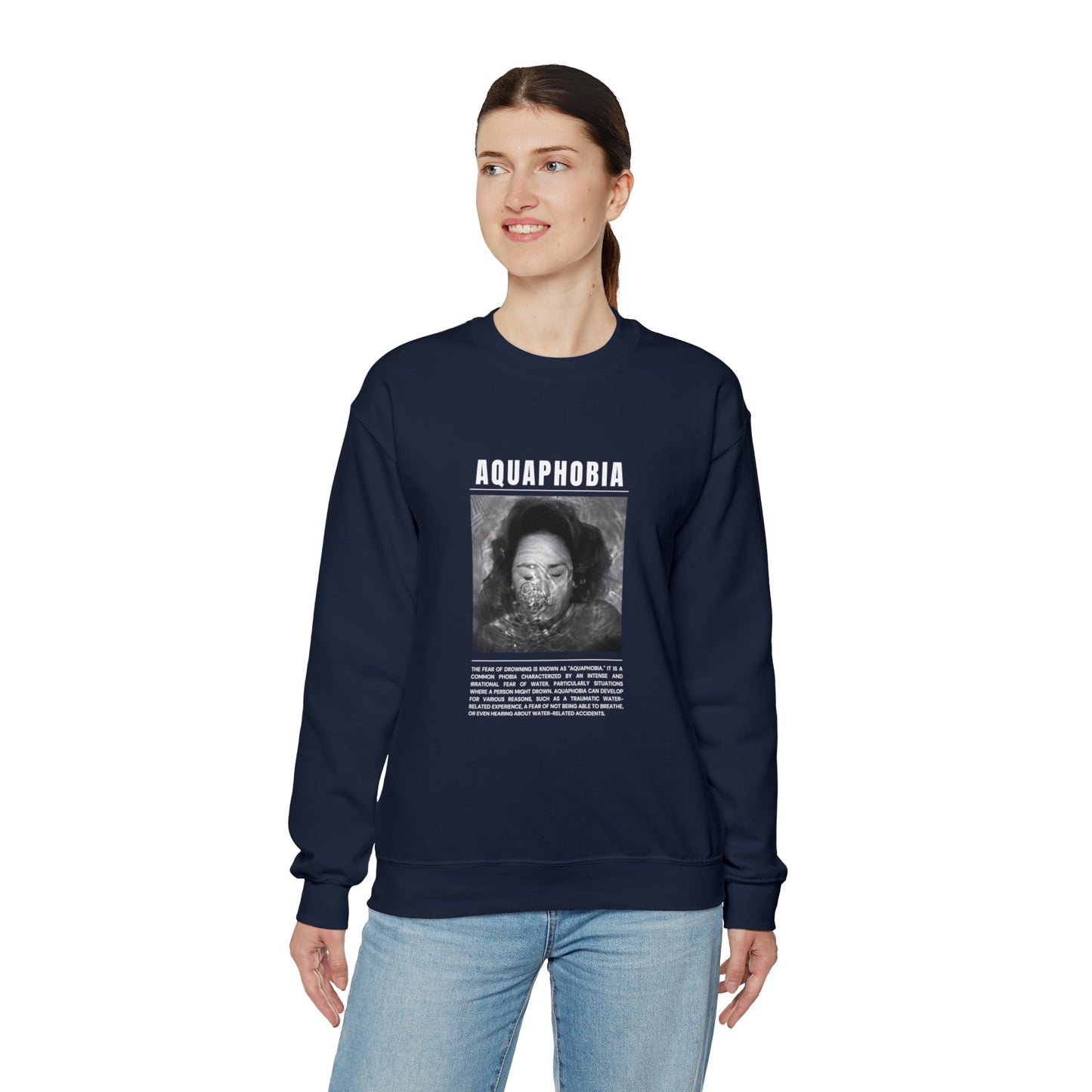 Aquaphobia Fear of Drowning Halloween Sweatshirt - BRAZEN BUY thsirt shirt