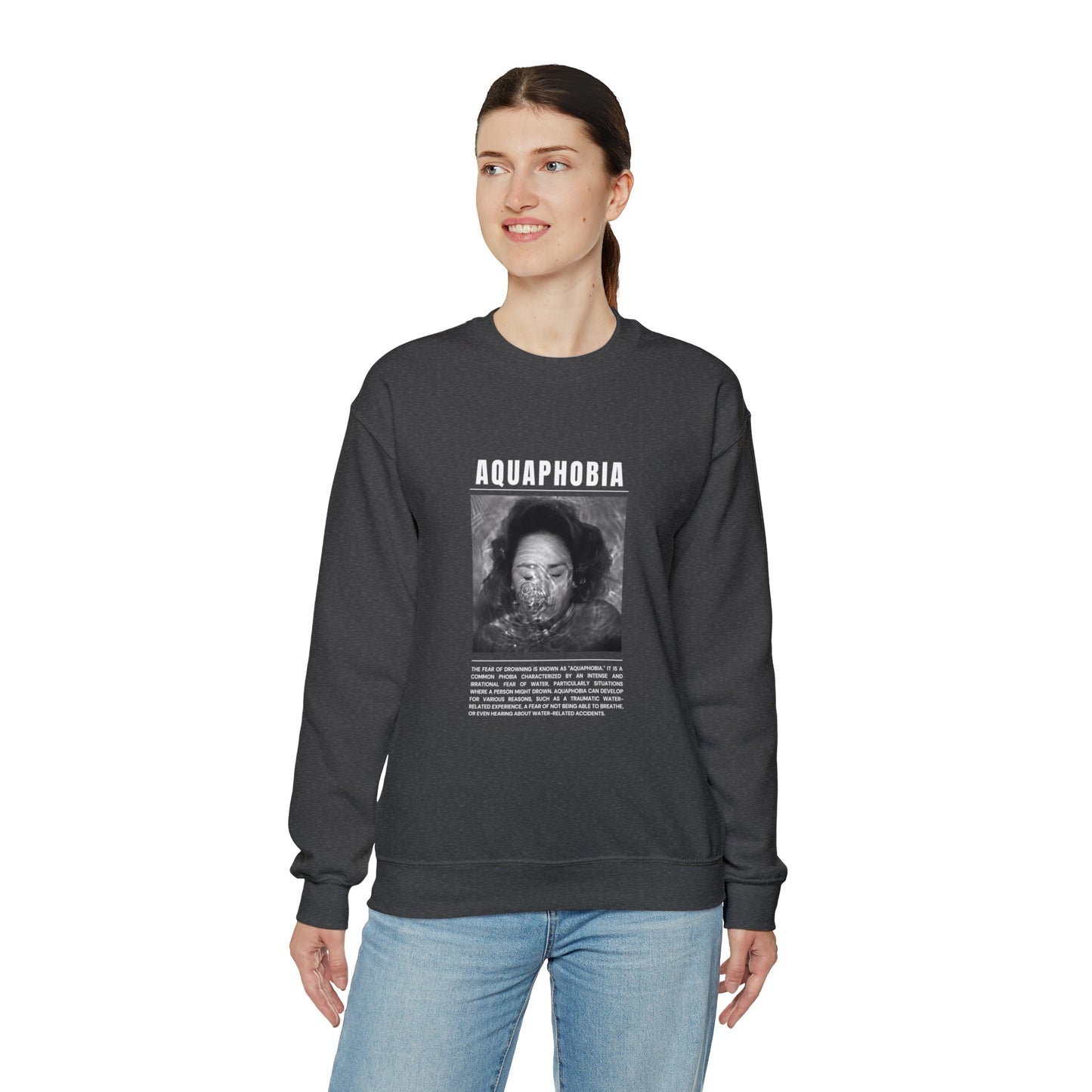 Aquaphobia Fear of Drowning Halloween Sweatshirt - BRAZEN BUY thsirt shirt
