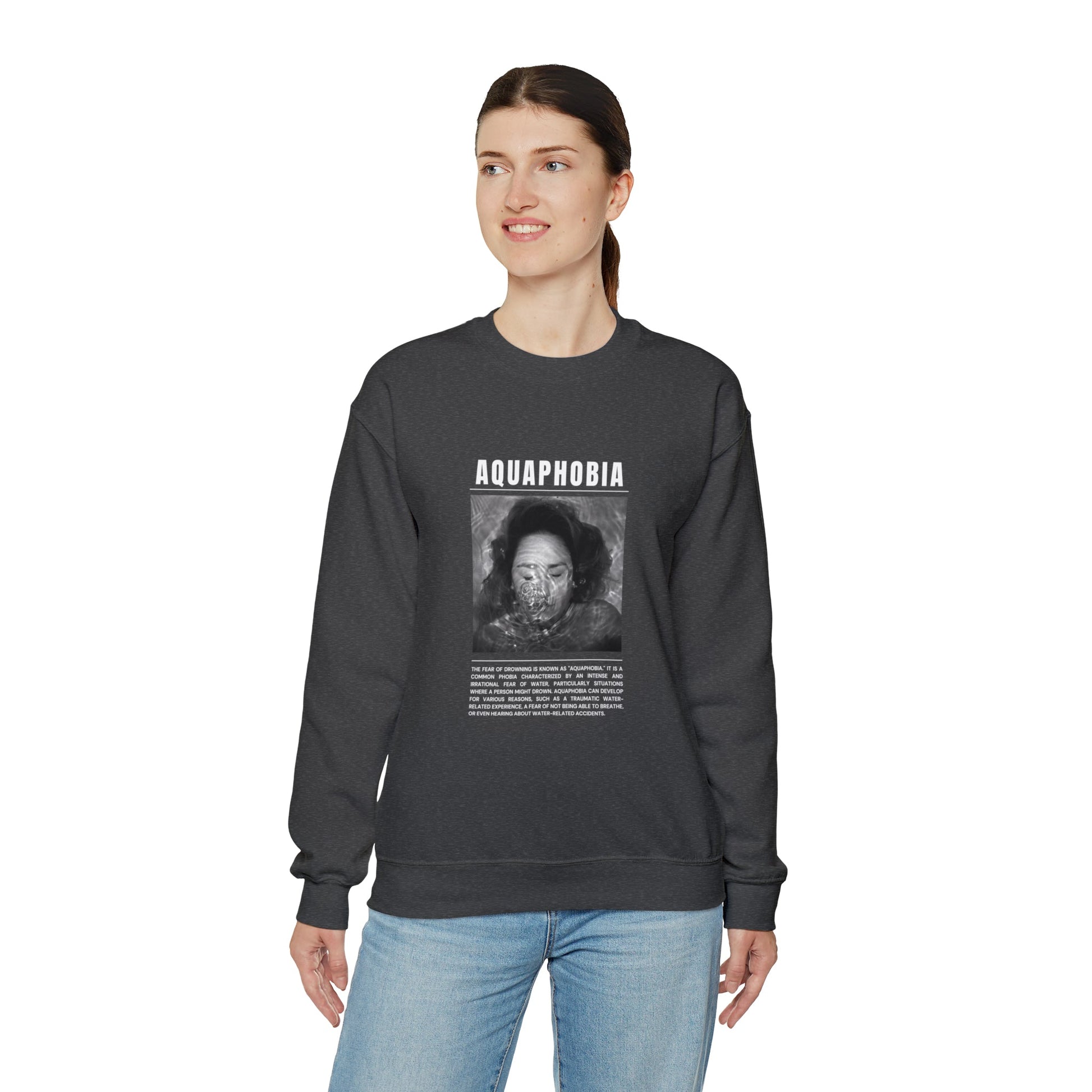 Aquaphobia Fear of Drowning Halloween Sweatshirt - BRAZEN BUY thsirt shirt