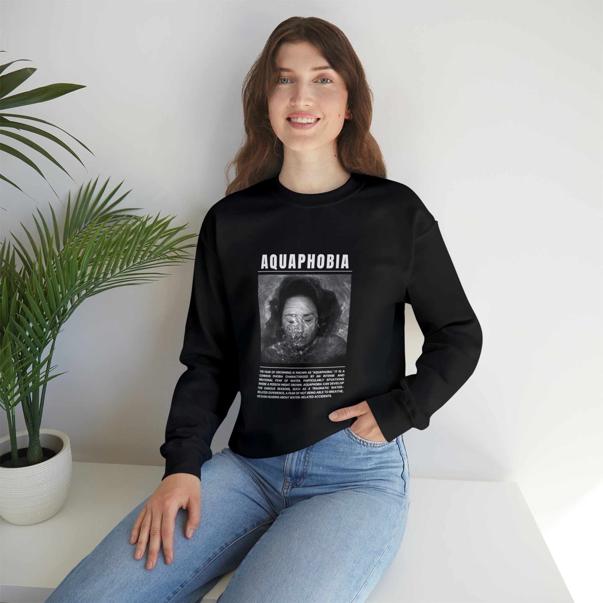 Aquaphobia Fear of Drowning Halloween Sweatshirt - BRAZEN BUY thsirt shirt