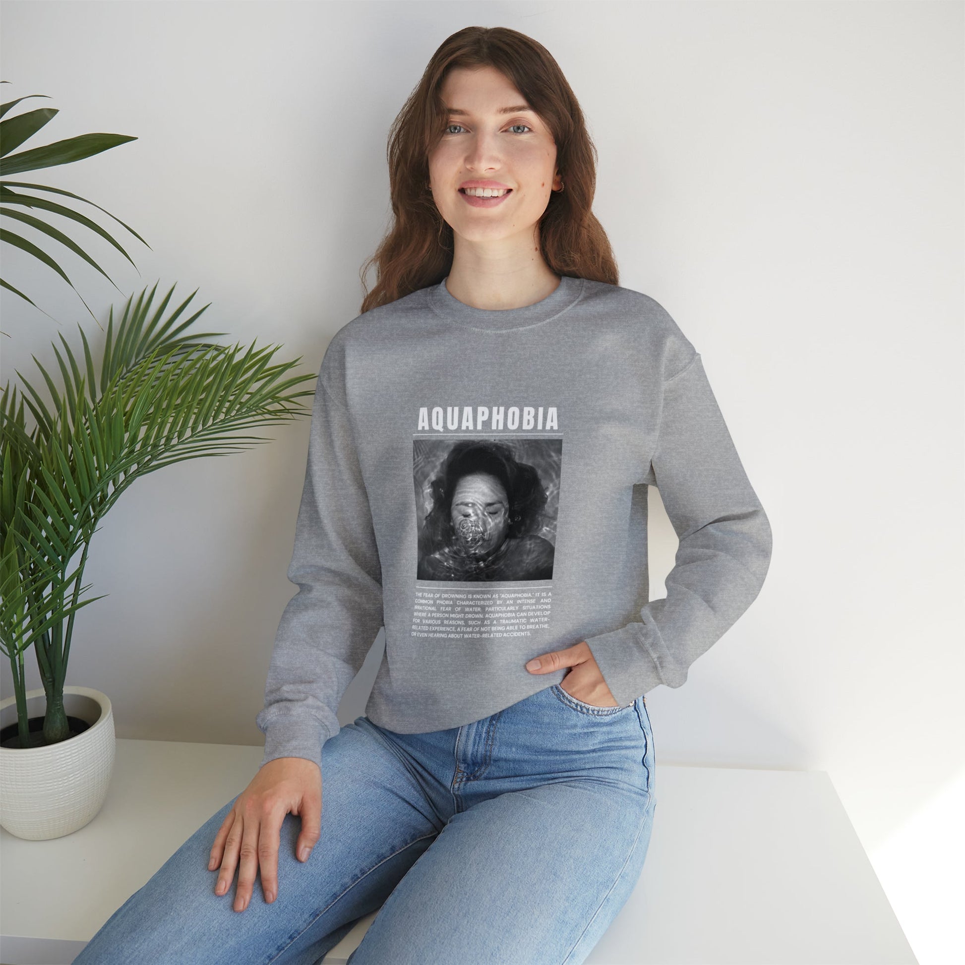 Aquaphobia Fear of Drowning Halloween Sweatshirt - BRAZEN BUY thsirt shirt