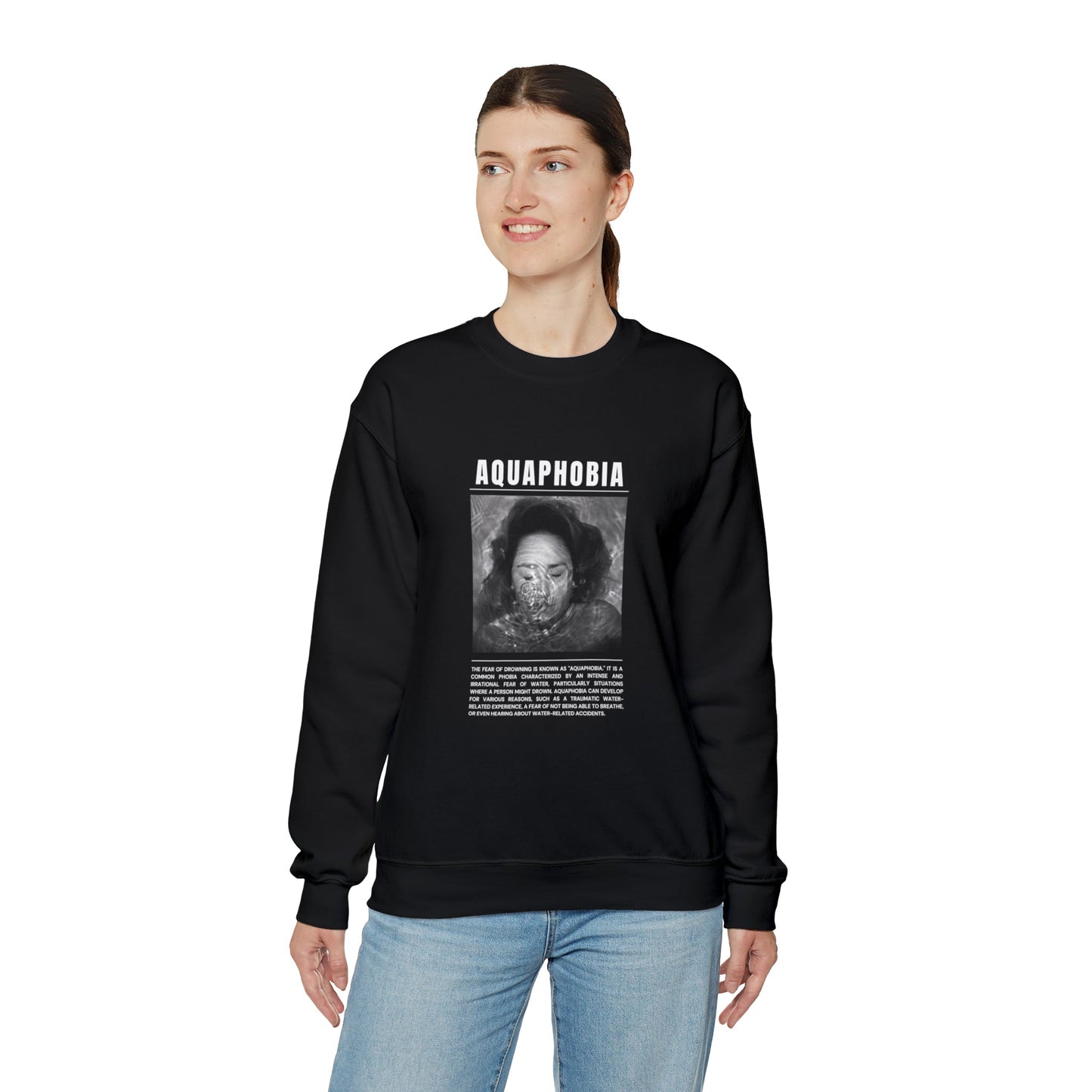 Aquaphobia Fear of Drowning Halloween Sweatshirt - BRAZEN BUY thsirt shirt