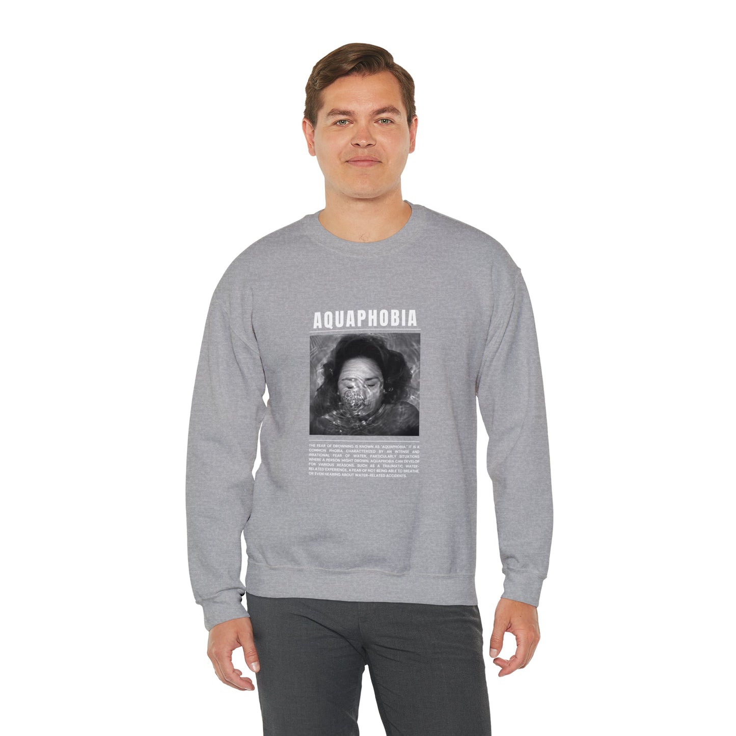 Aquaphobia Fear of Drowning Halloween Sweatshirt - BRAZEN BUY thsirt shirt