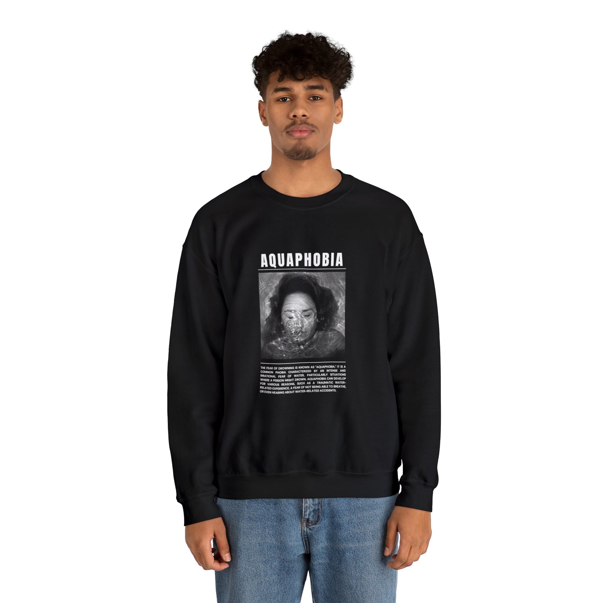 Aquaphobia Fear of Drowning Halloween Sweatshirt - BRAZEN BUY thsirt shirt