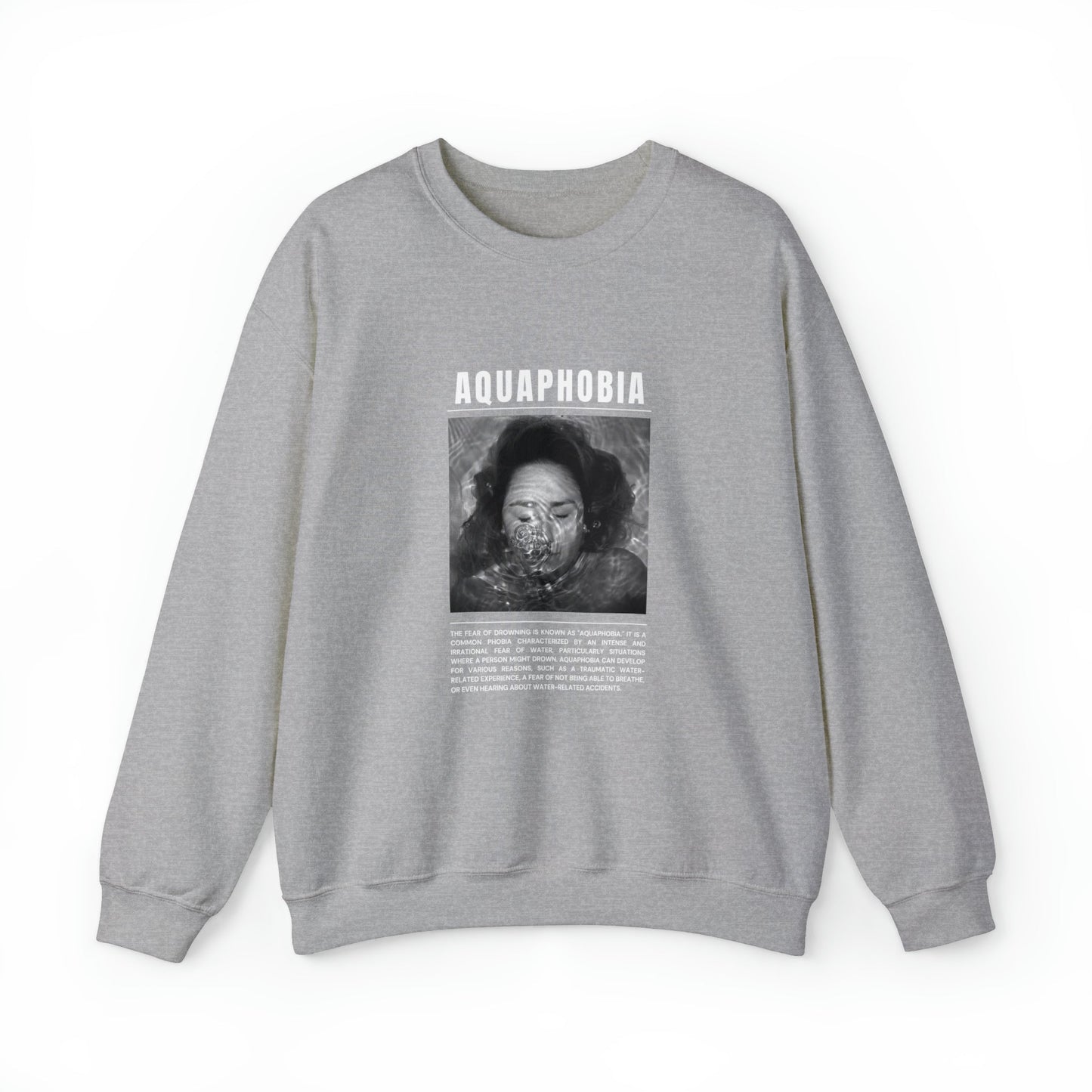 Aquaphobia Fear of Drowning Halloween Sweatshirt - BRAZEN BUY thsirt shirt