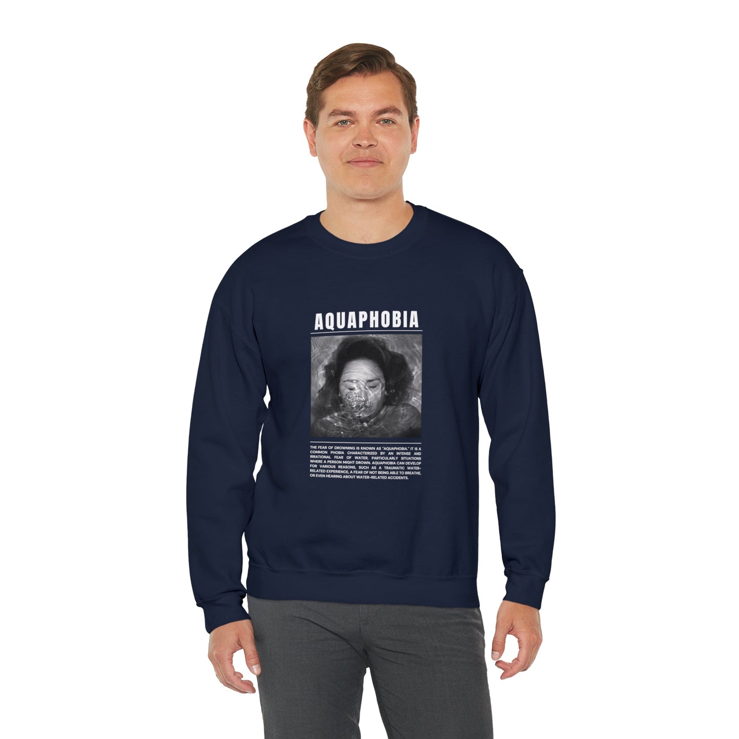Aquaphobia Fear of Drowning Halloween Sweatshirt - BRAZEN BUY thsirt shirt