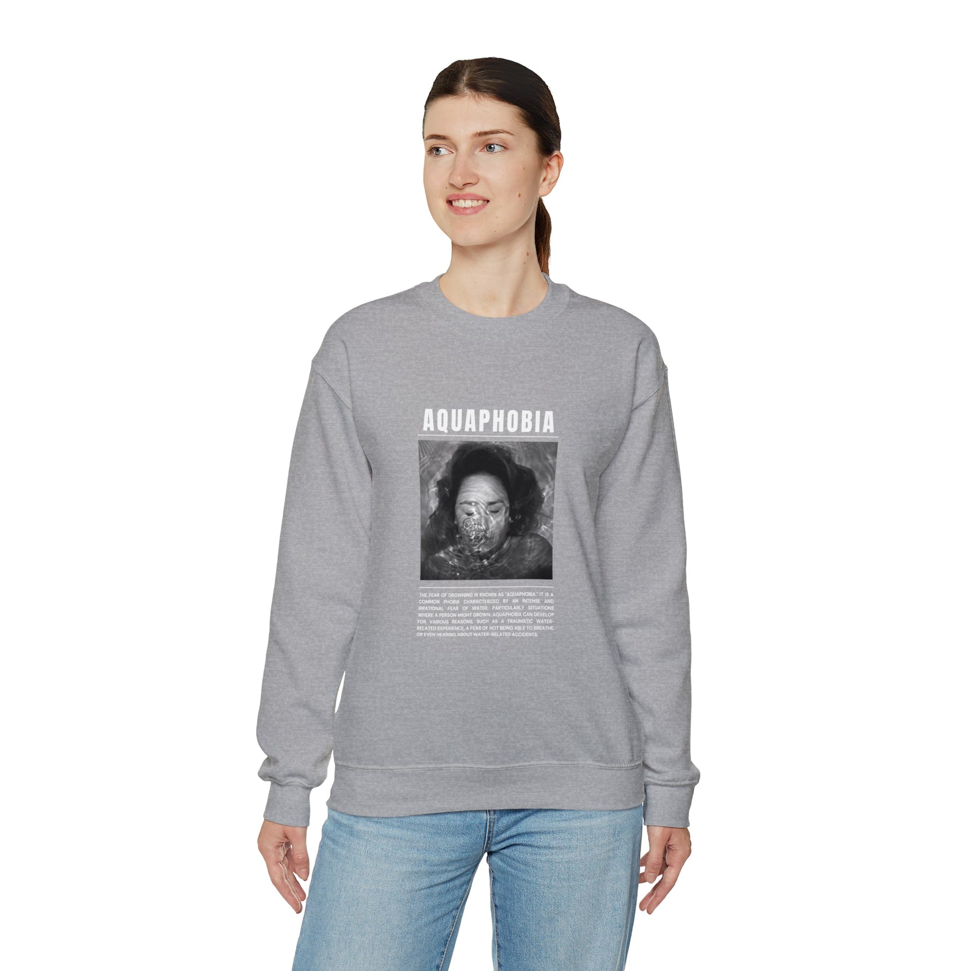 Aquaphobia Fear of Drowning Halloween Sweatshirt - BRAZEN BUY thsirt shirt