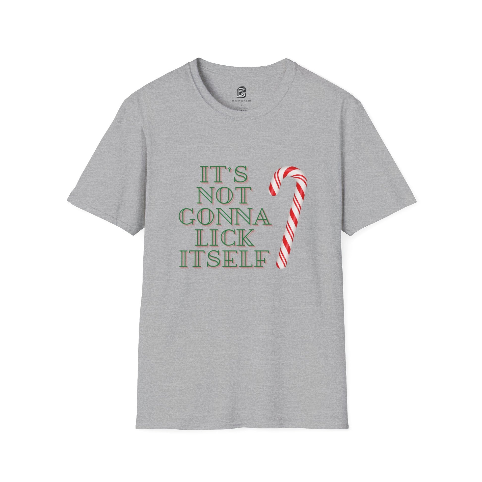 Candy Cane Lick Itself Christmas Unisex Shirt - BRAZEN BUY thsirt shirt