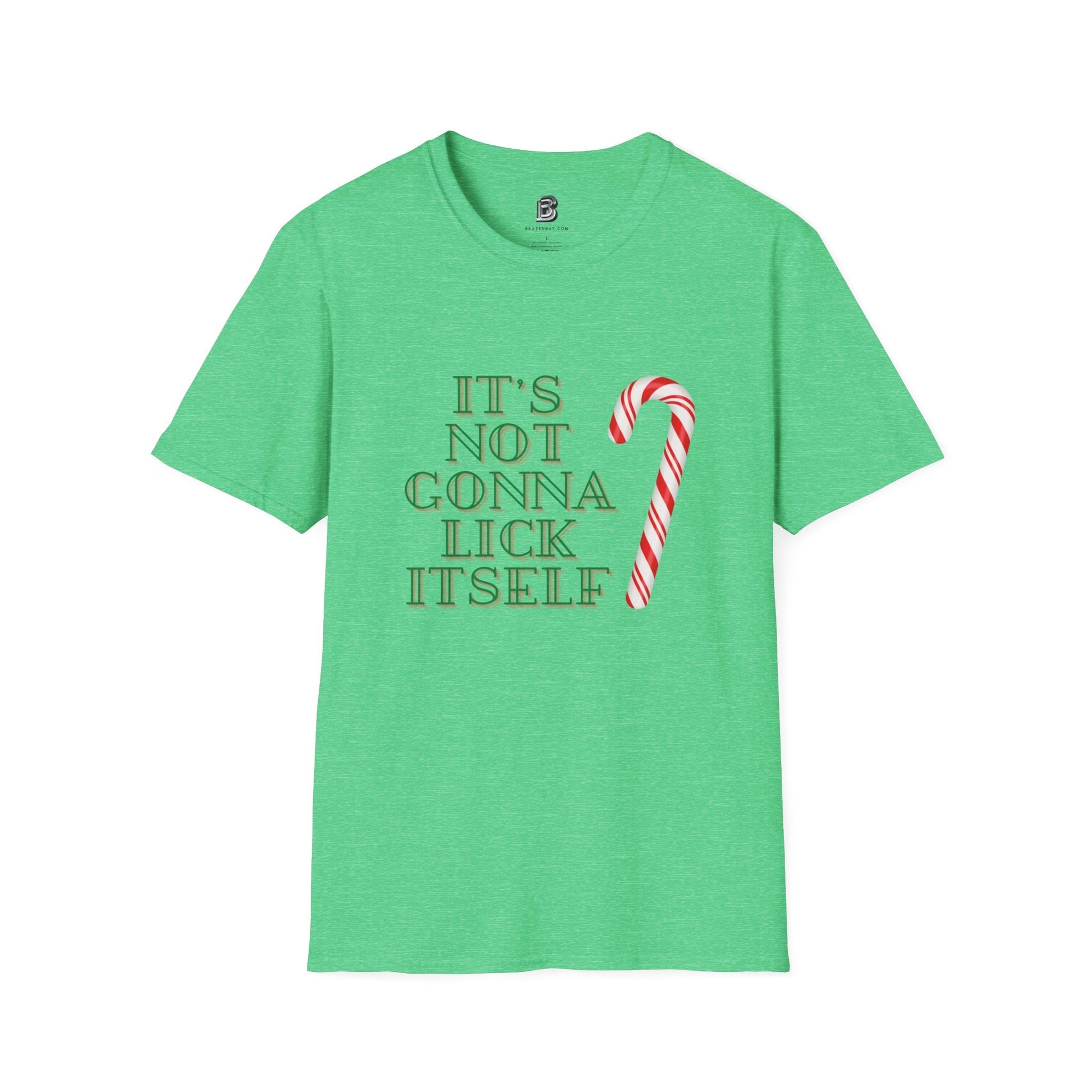 Candy Cane Lick Itself Christmas Unisex Shirt - BRAZEN BUY thsirt shirt