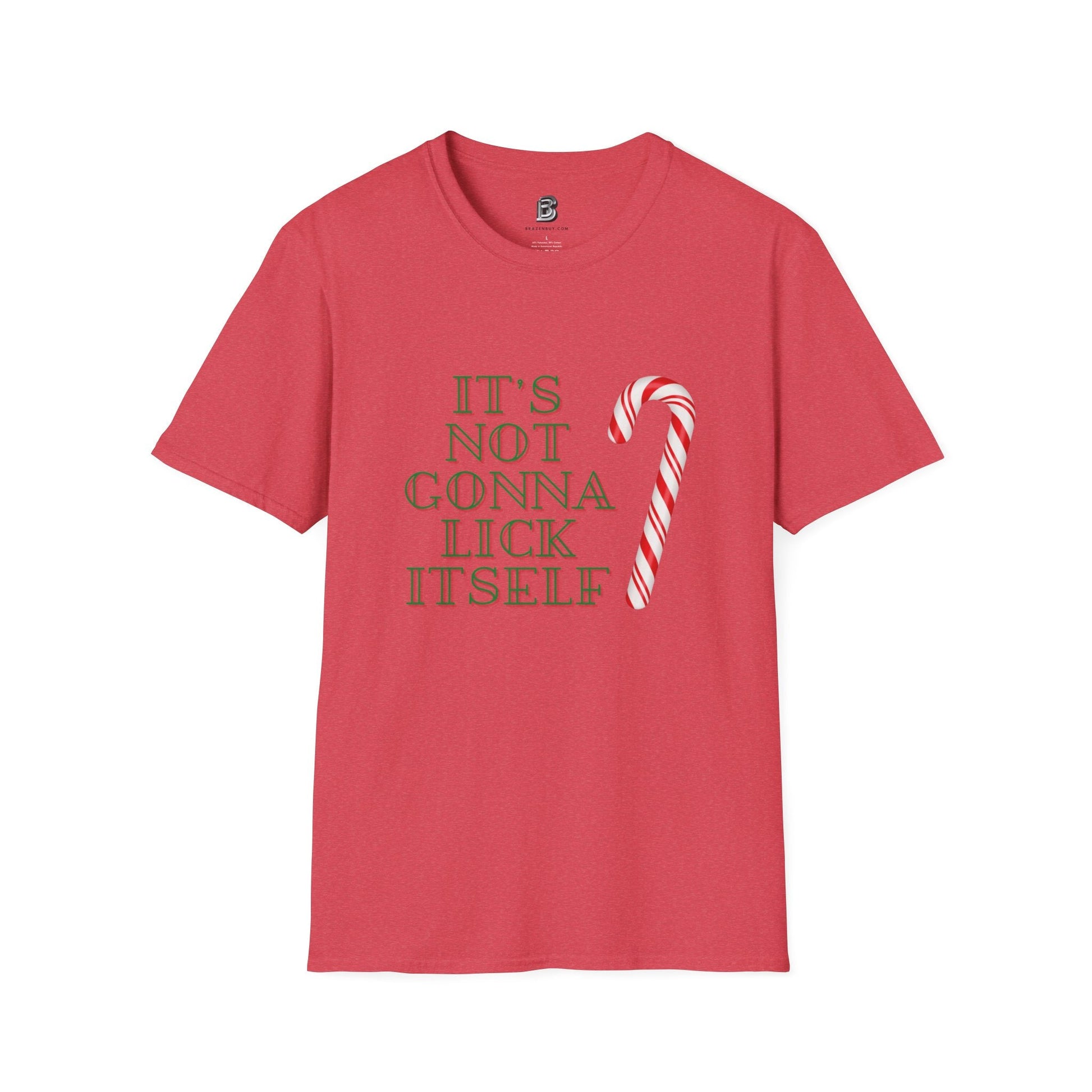 Candy Cane Lick Itself Christmas Unisex Shirt - BRAZEN BUY thsirt shirt