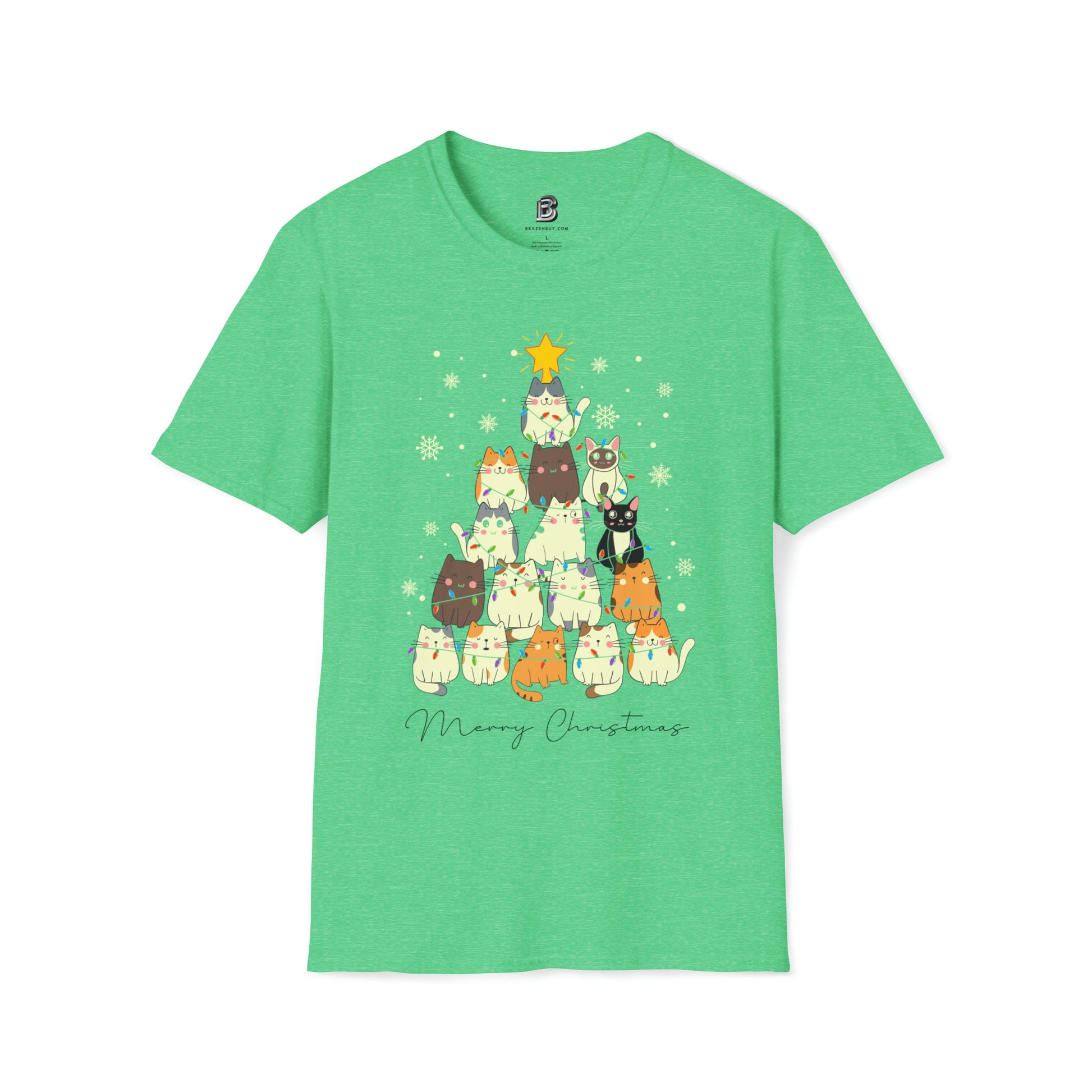 Cat Christmas Tree Unisex Shirt - BRAZEN BUY thsirt shirt