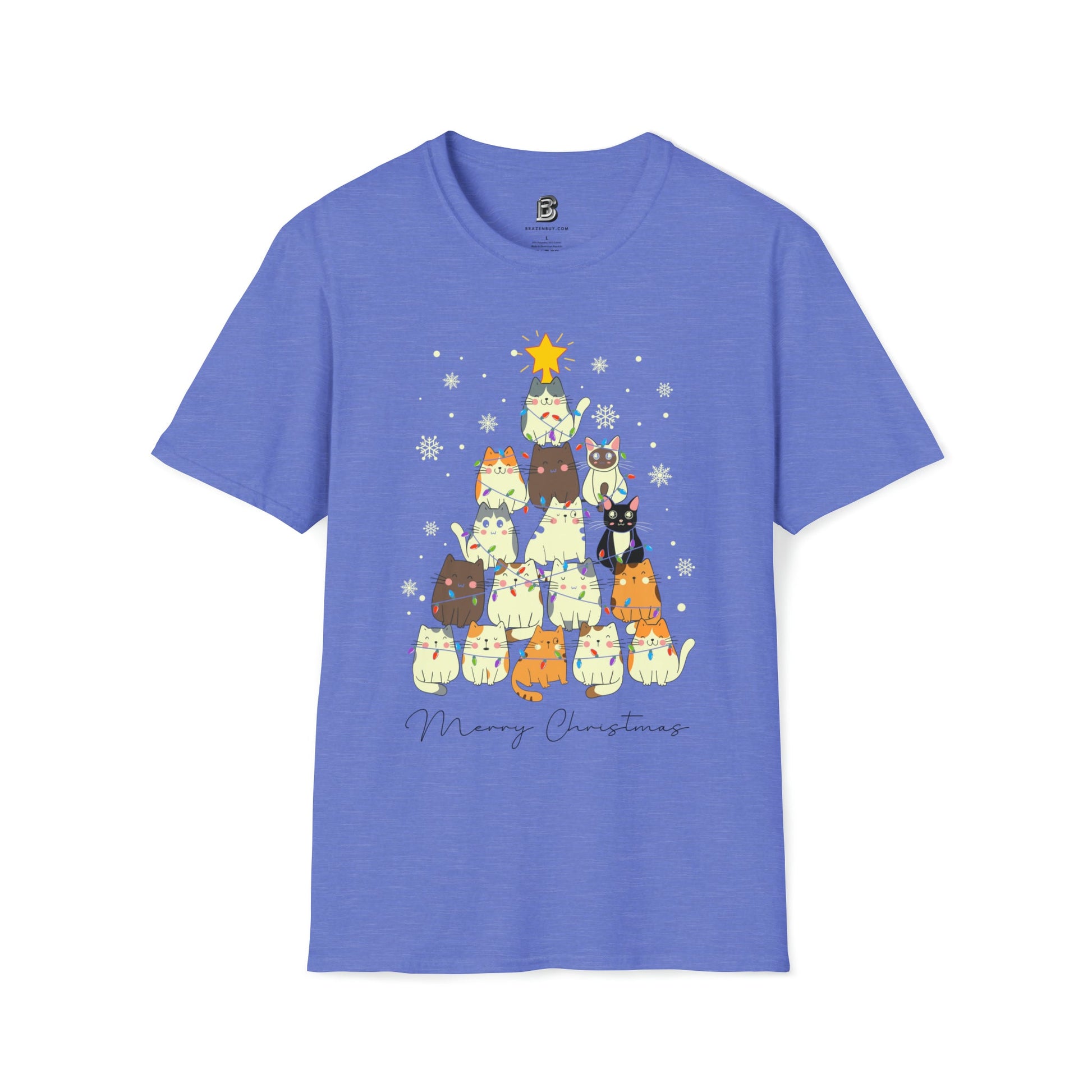 Cat Christmas Tree Unisex Shirt - BRAZEN BUY thsirt shirt