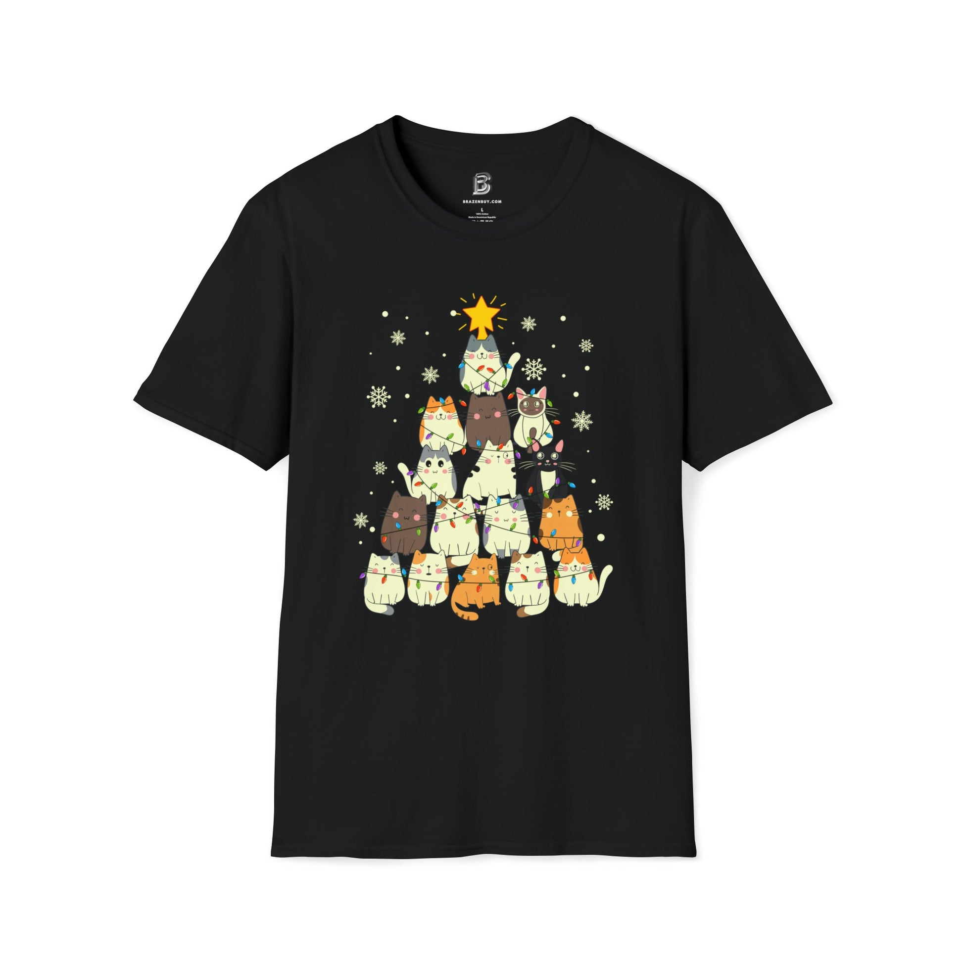 Cat Christmas Tree Unisex Shirt - BRAZEN BUY thsirt shirt
