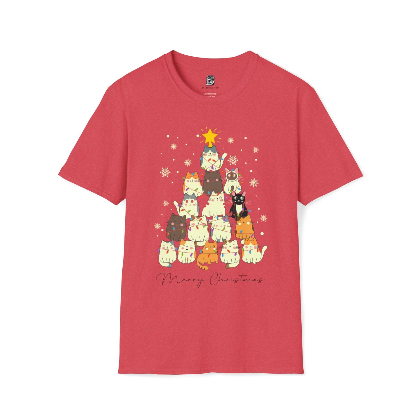 Cat Christmas Tree Unisex Shirt - BRAZEN BUY thsirt shirt