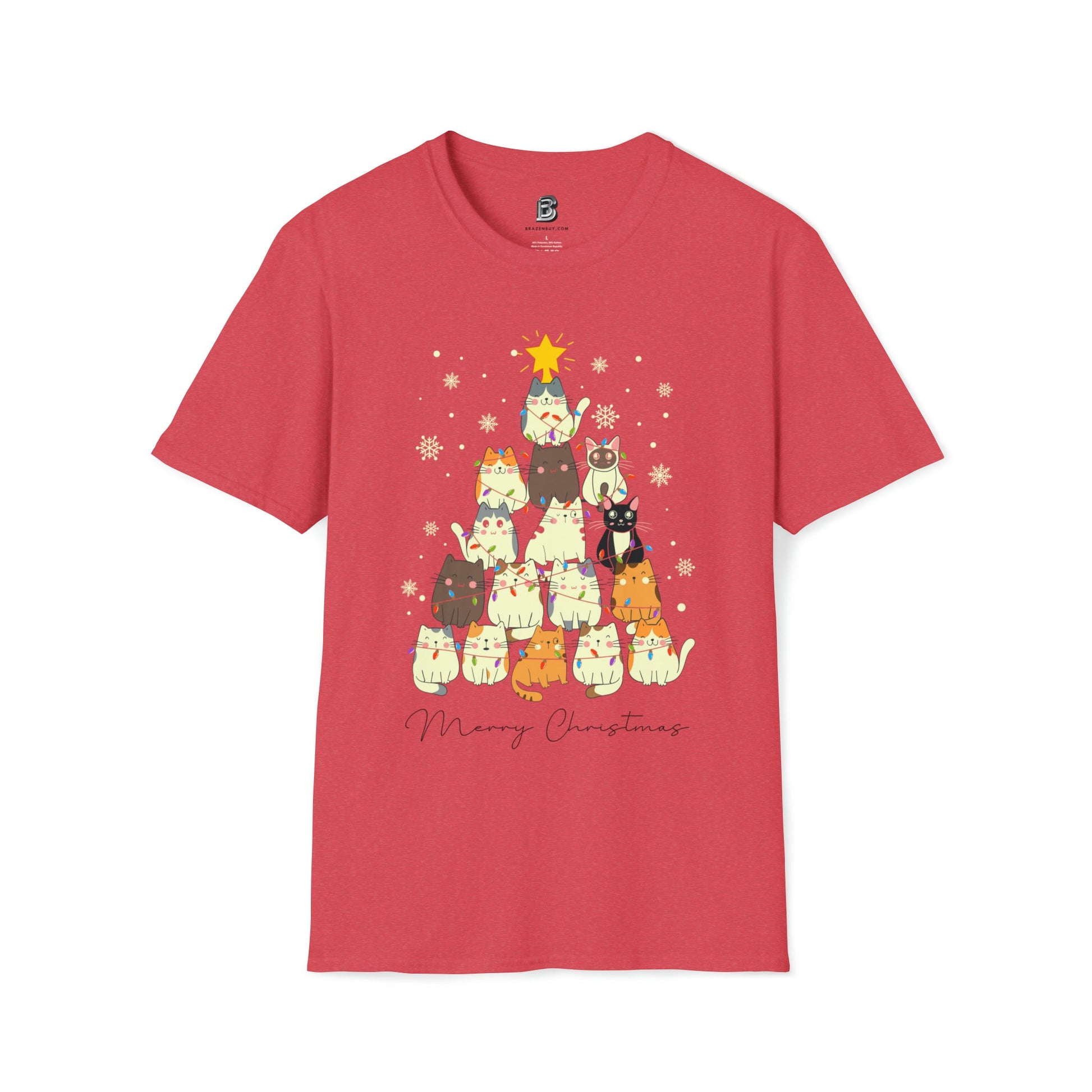 Cat Christmas Tree Unisex Shirt - BRAZEN BUY thsirt shirt