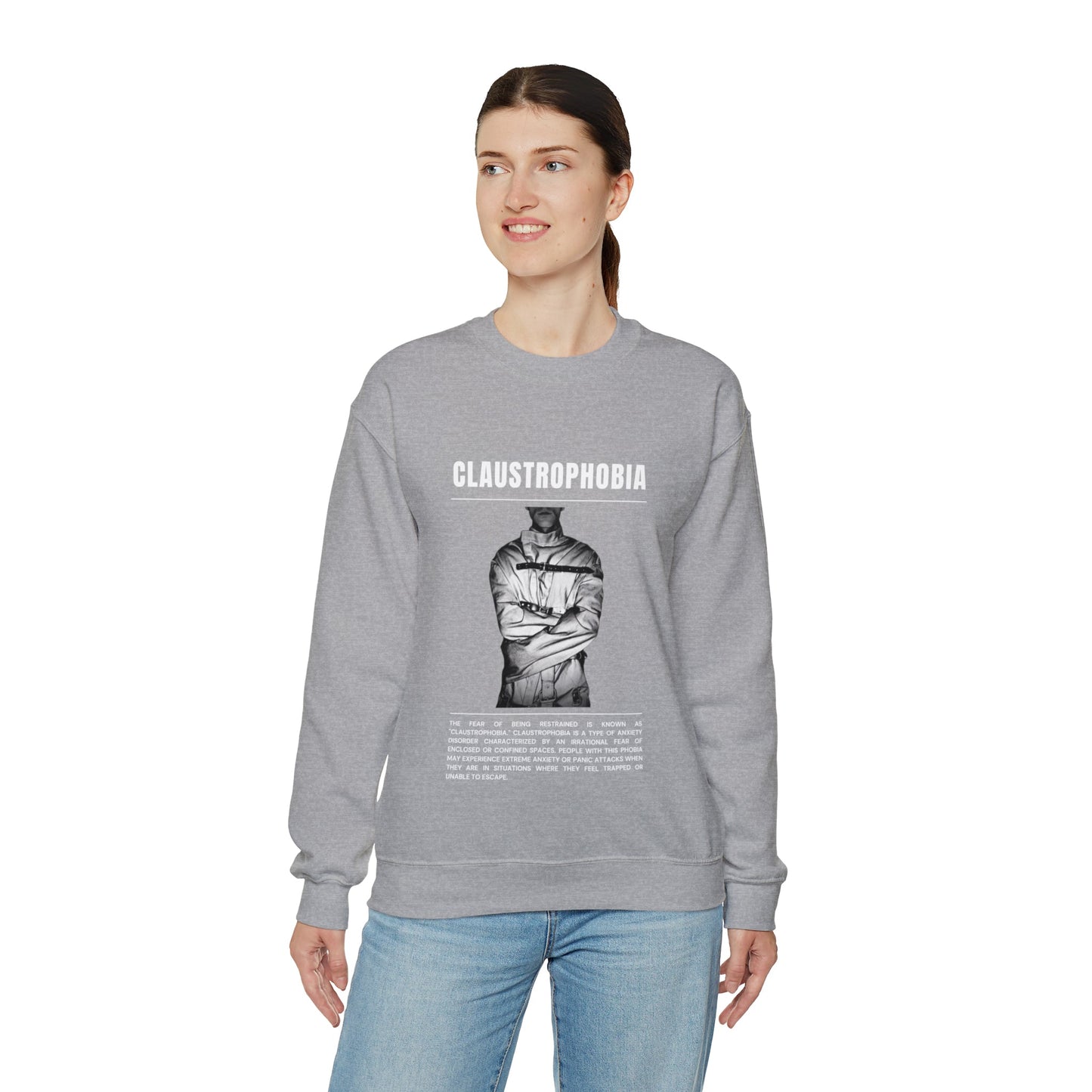 Claustrophobia Fear of Restraint Halloween Sweatshirt - BRAZEN BUY thsirt shirt