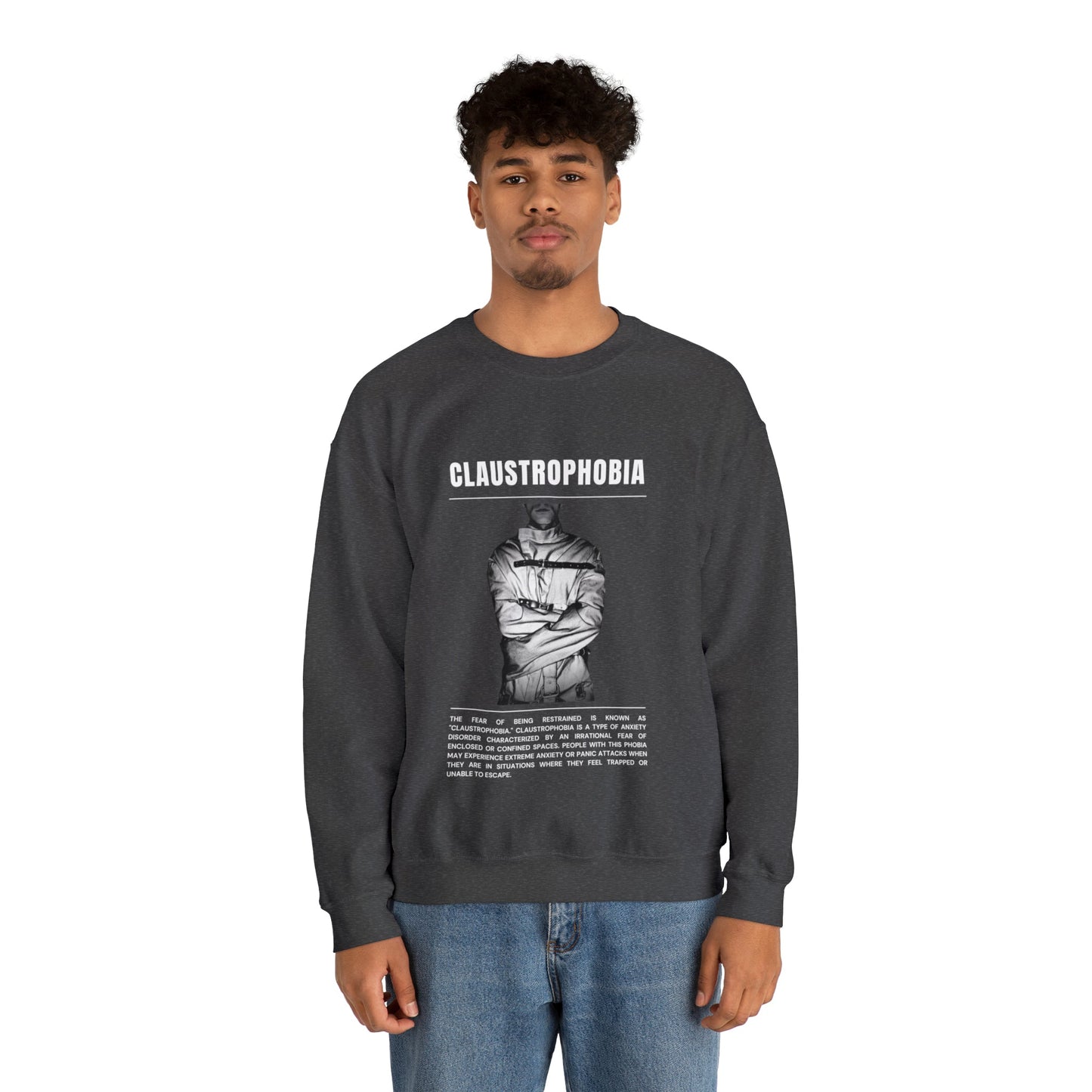 Claustrophobia Fear of Restraint Halloween Sweatshirt - BRAZEN BUY thsirt shirt