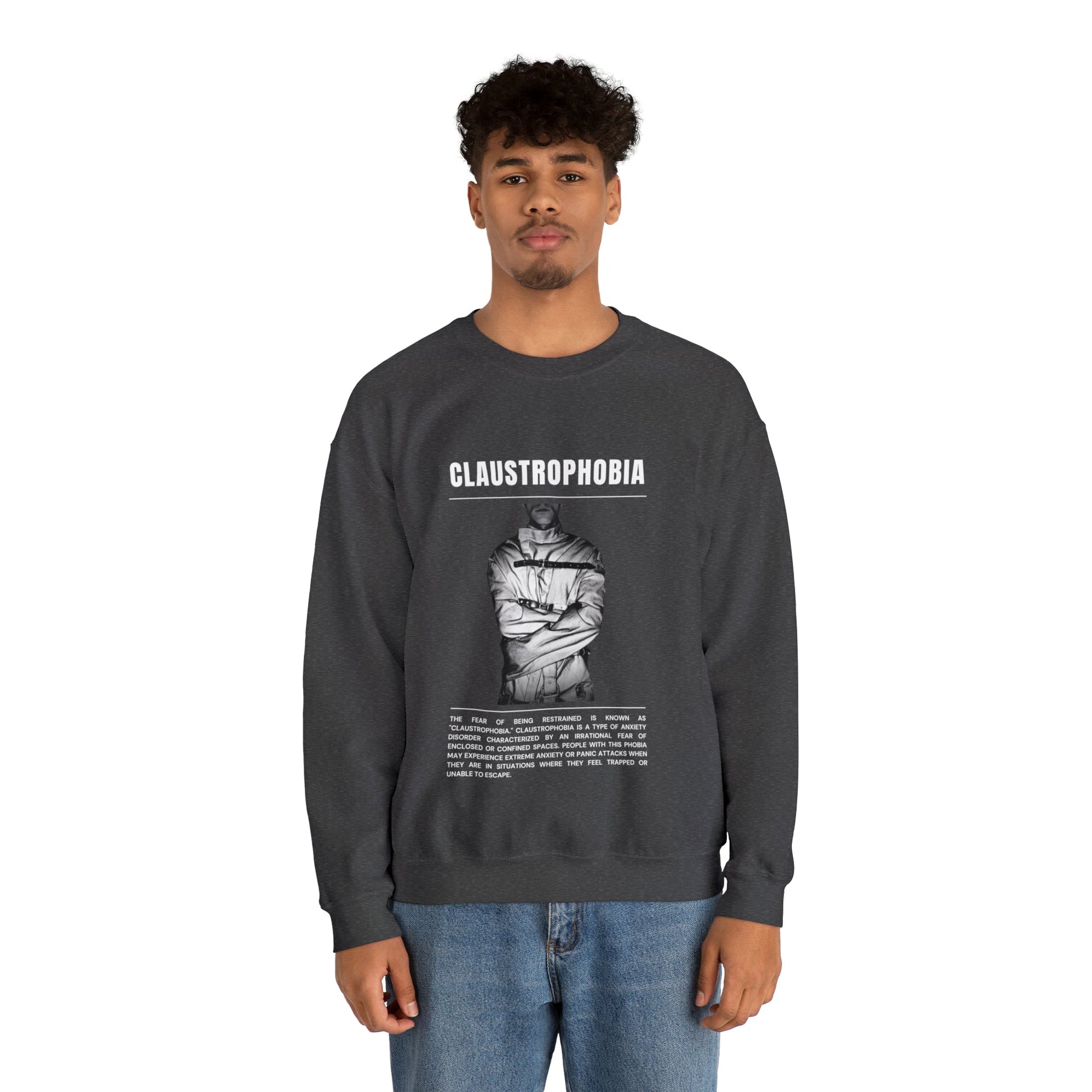 Claustrophobia Fear of Restraint Halloween Sweatshirt - BRAZEN BUY thsirt shirt
