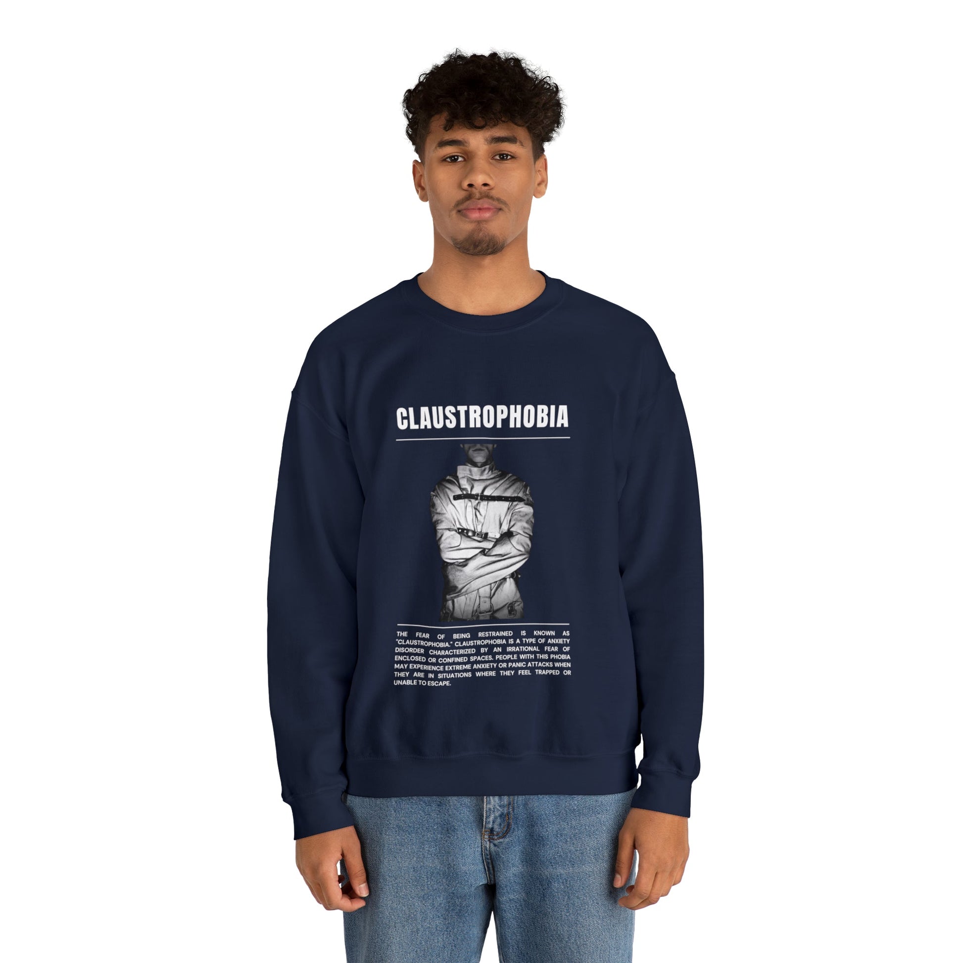 Claustrophobia Fear of Restraint Halloween Sweatshirt - BRAZEN BUY thsirt shirt