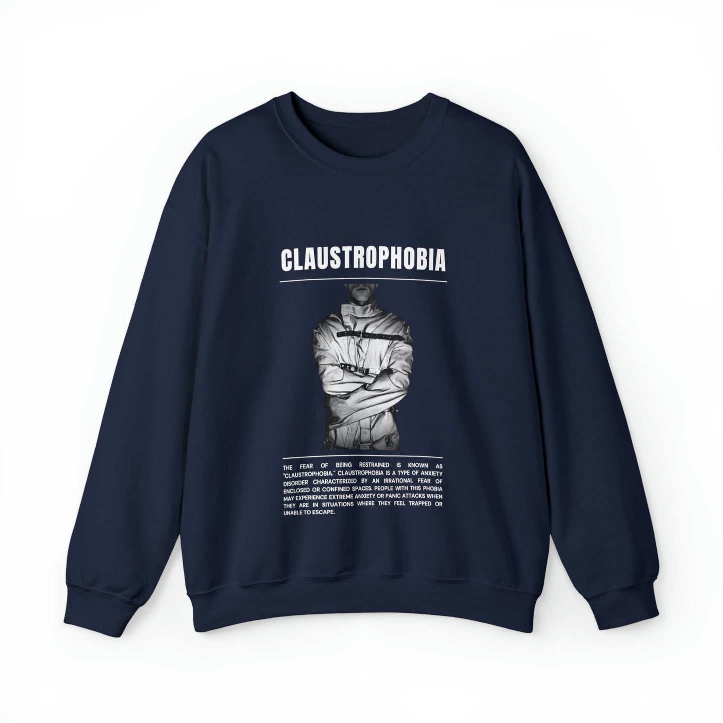 Claustrophobia Fear of Restraint Halloween Sweatshirt - BRAZEN BUY thsirt shirt