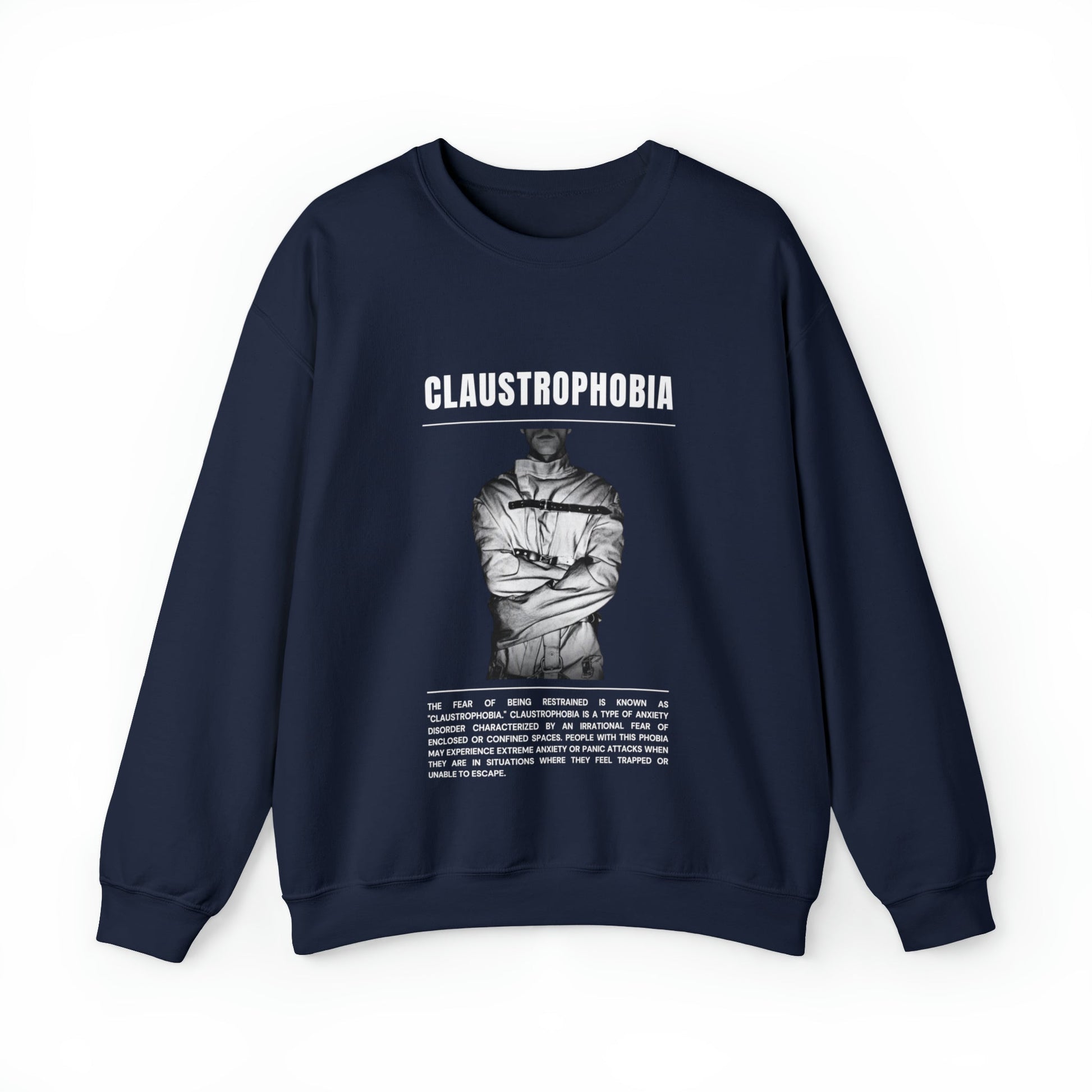 Claustrophobia Fear of Restraint Halloween Sweatshirt - BRAZEN BUY thsirt shirt