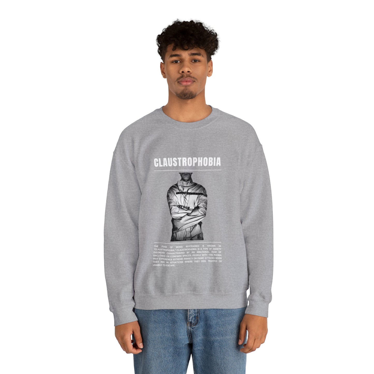 Claustrophobia Fear of Restraint Halloween Sweatshirt - BRAZEN BUY thsirt shirt
