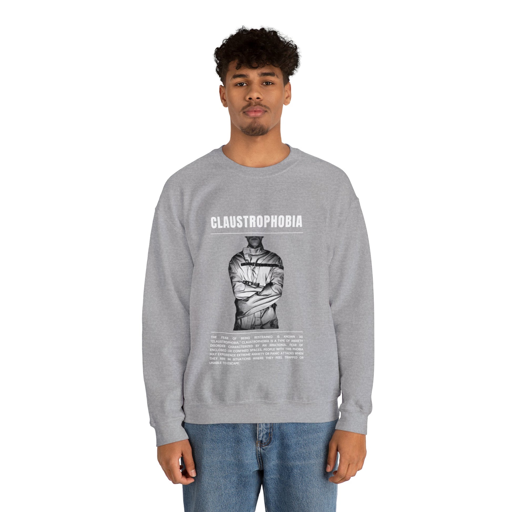 Claustrophobia Fear of Restraint Halloween Sweatshirt - BRAZEN BUY thsirt shirt